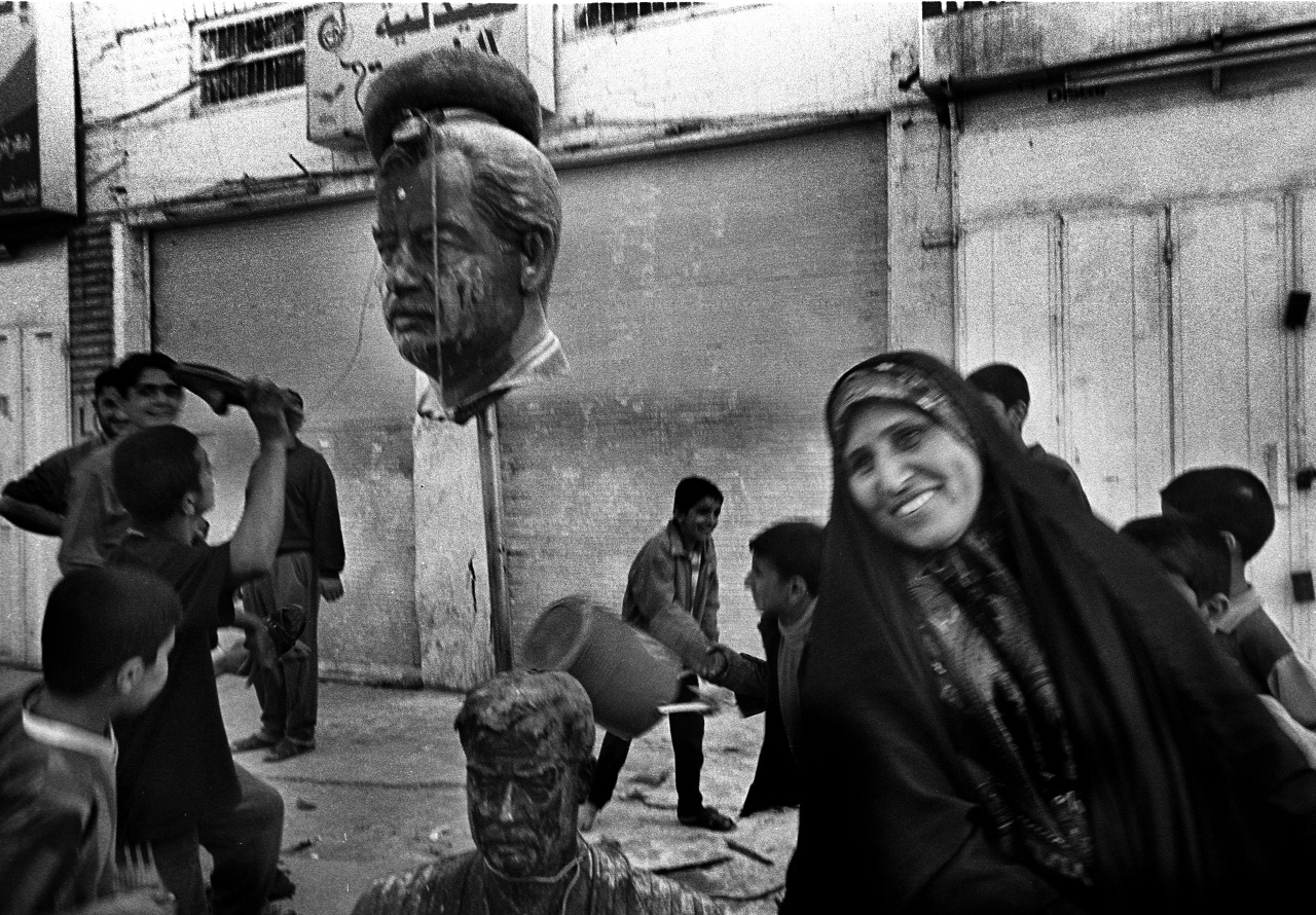 The ouster of Saddam, Baghdad, April 2003