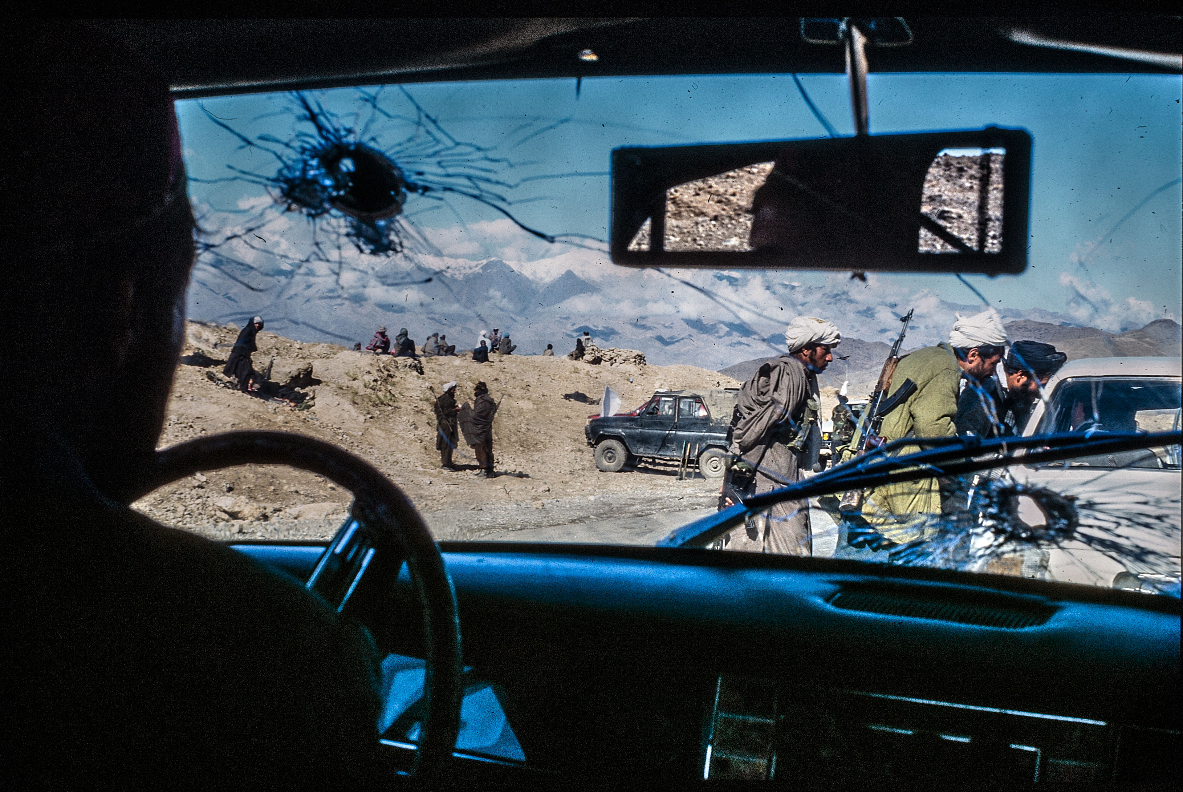 Taliban checkpoint, 1996