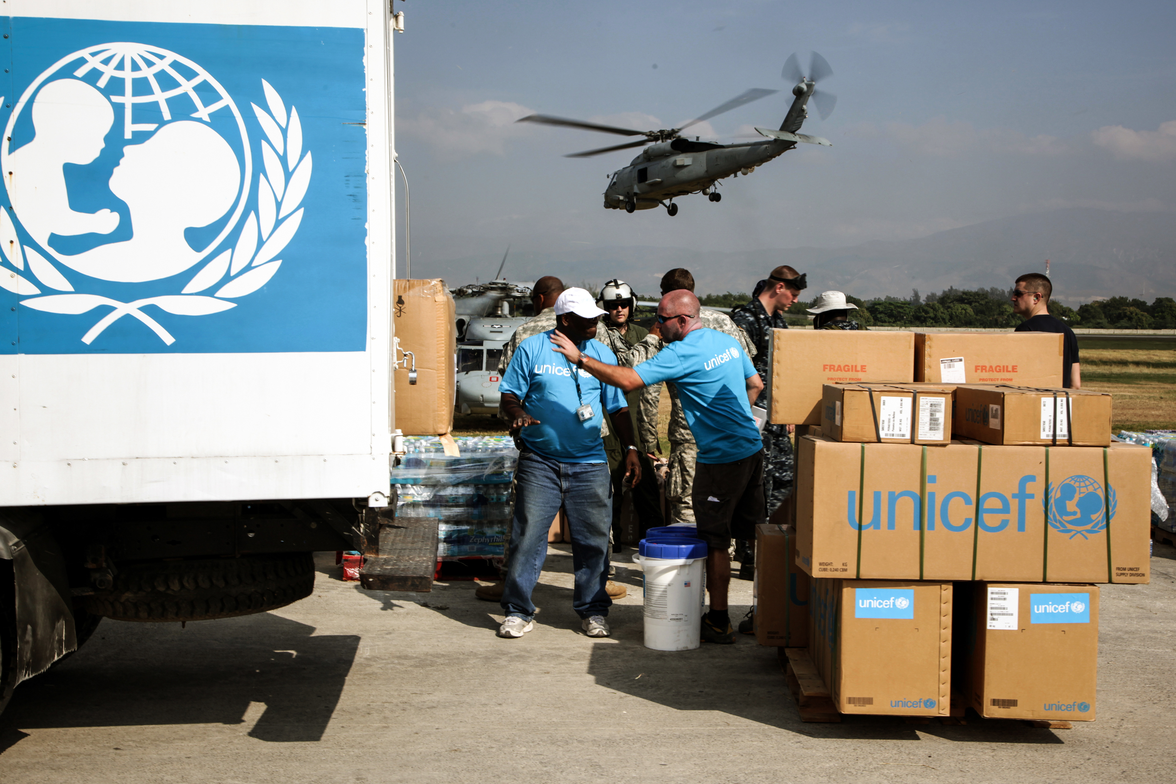 Toussaint l'Ouverture airport, Port-au-Prince, January, 2010
