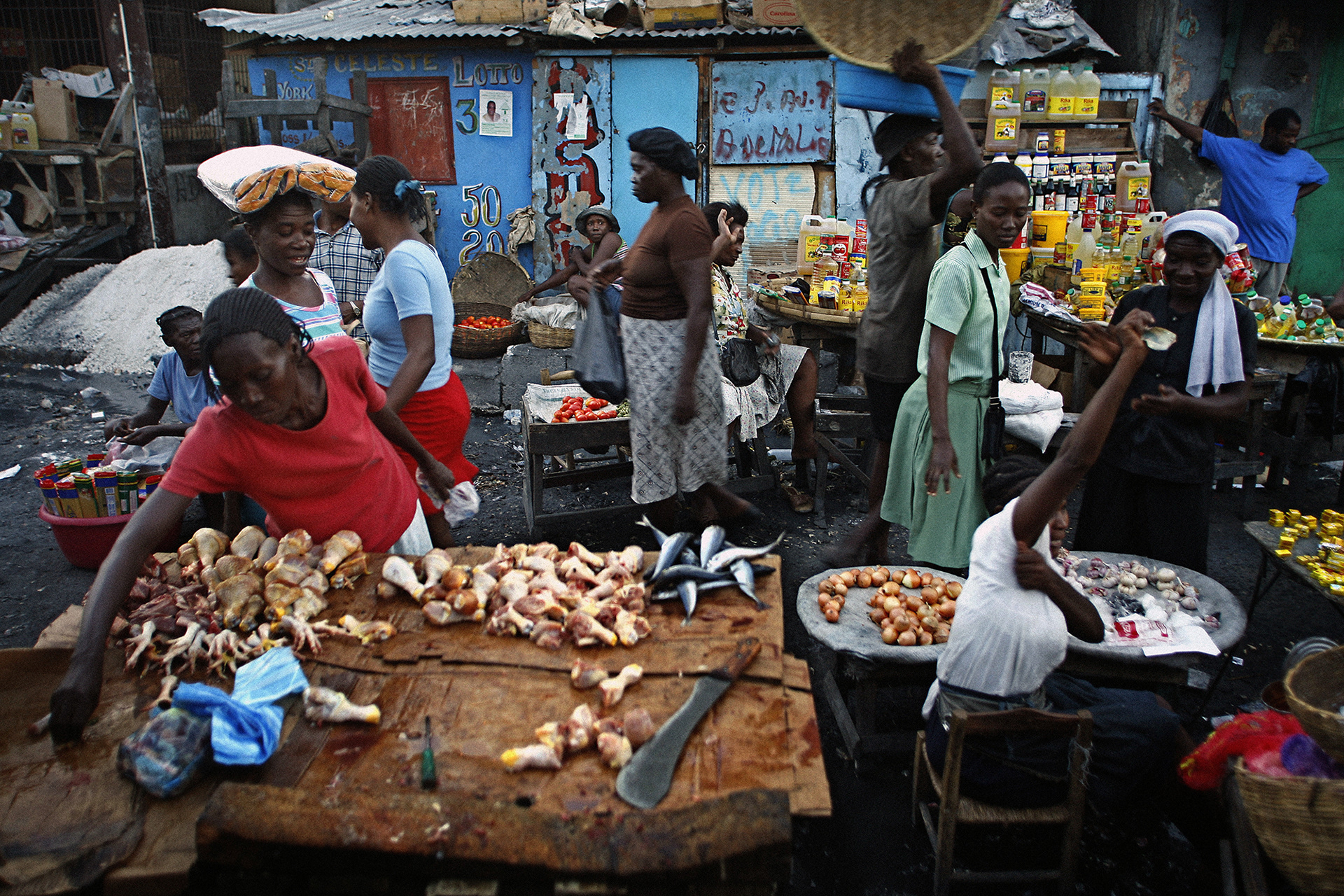 Marché Salomon, Pacot,  Dec. 2005