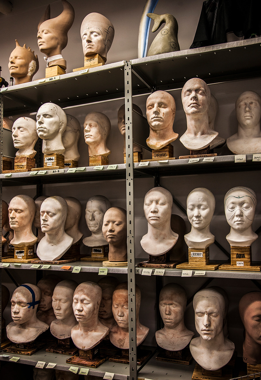 Casts of Cirque du Soleil performers used in costume making