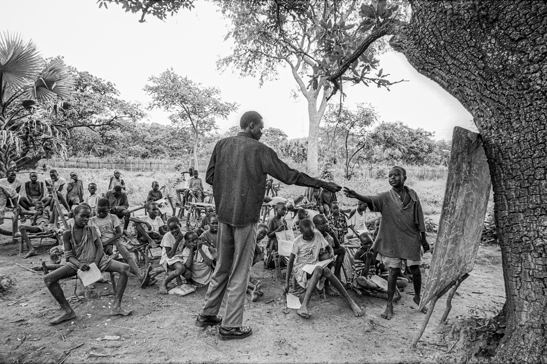 School for de-mobilized child soldiers, Rumbek, South Sudan, 2001 