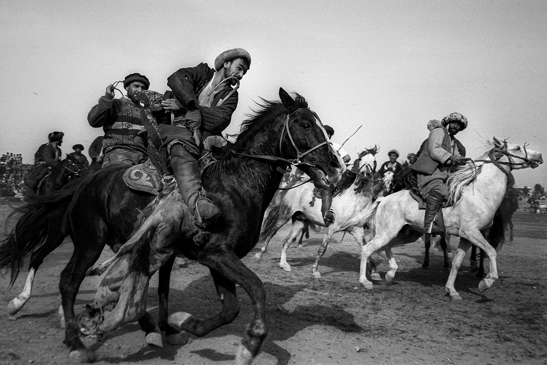 Buz Kashi game in Kabul, 2002