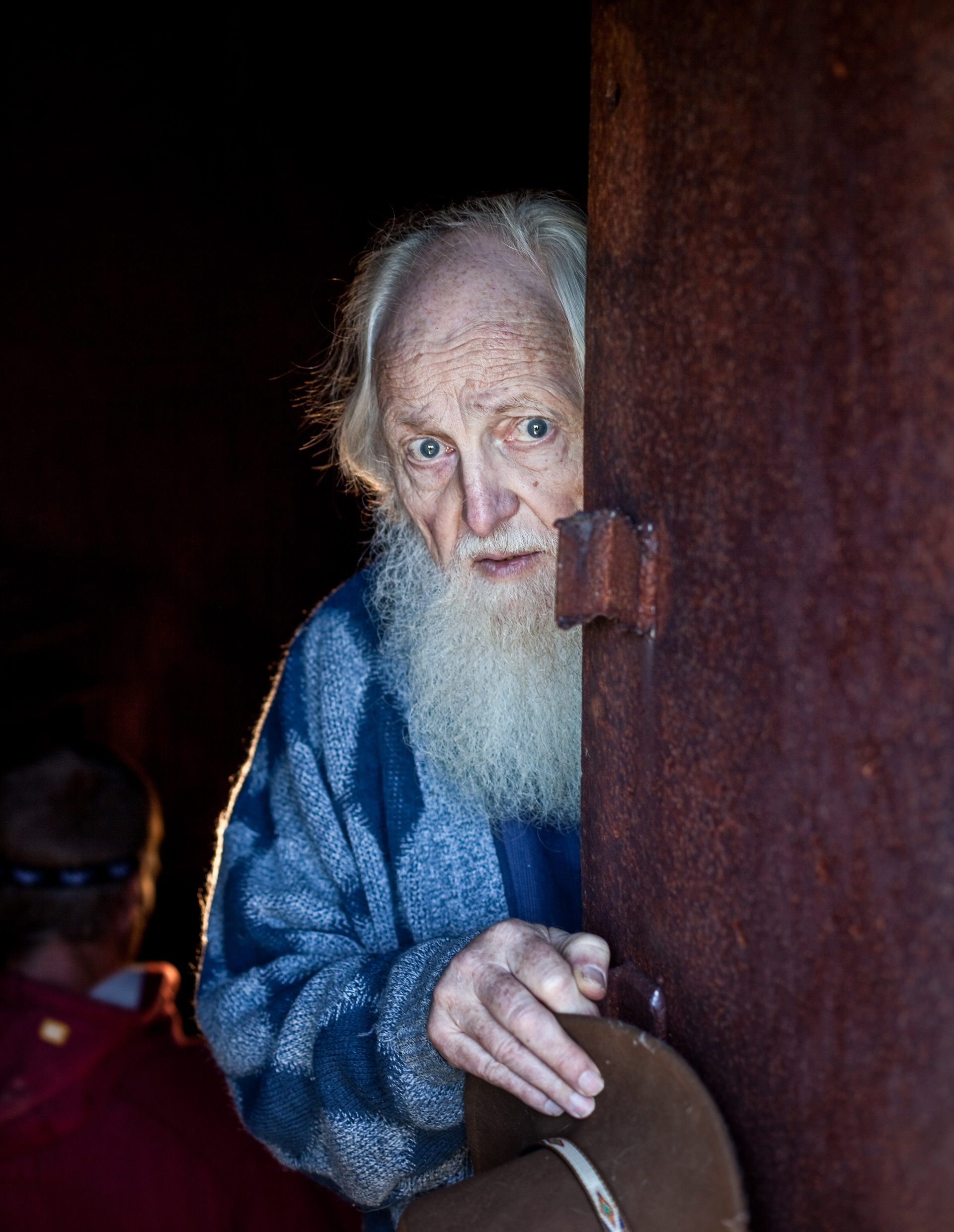 Bruce Beach, creator the world's largest privately owned bunker. 