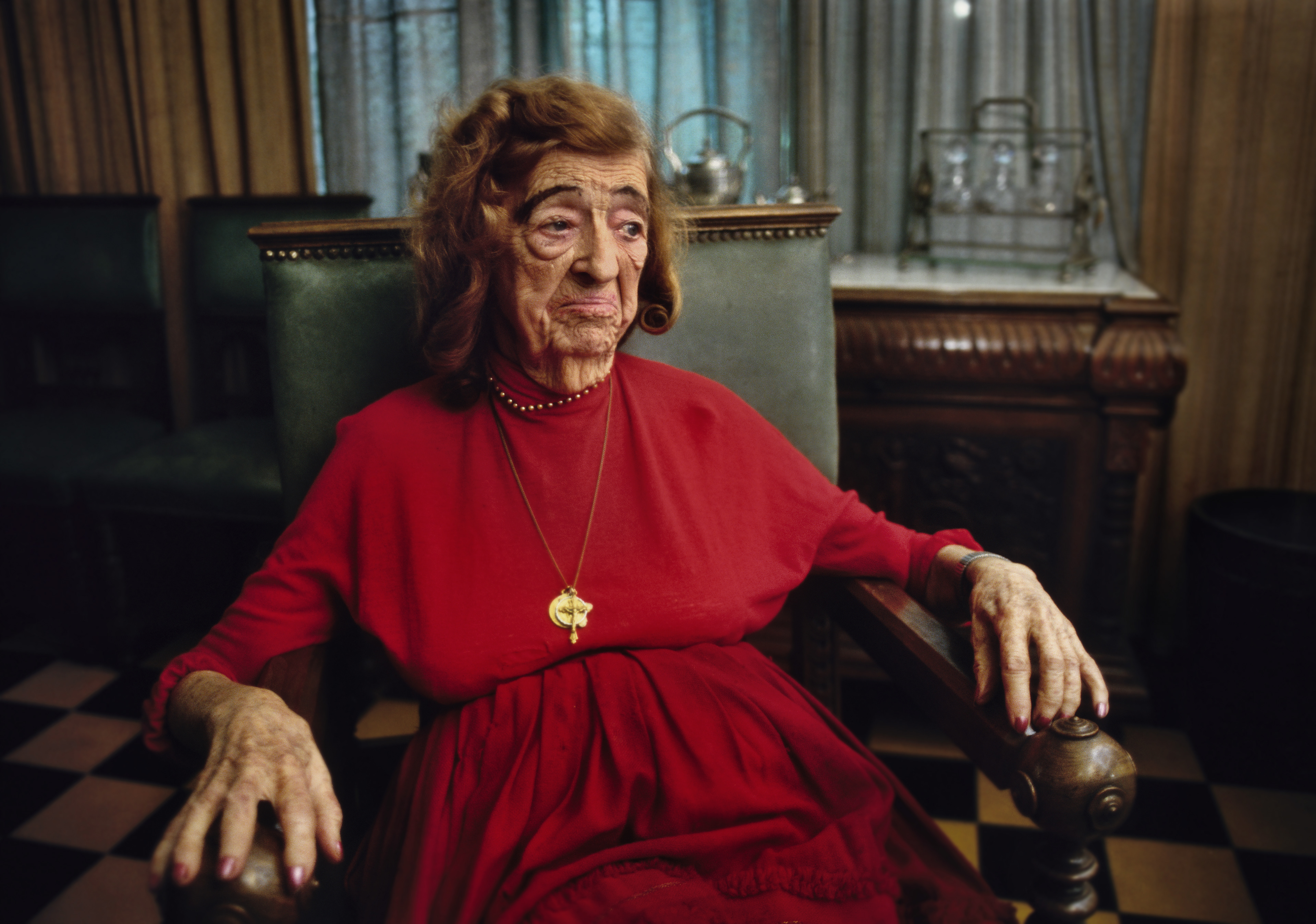 Mary McCarthy Gomez Cueto was the widow of a wealthy Cuban businessman who died in poverty, unwilling to leave the island and unable to access her funds because of the US embargo on trade with Cuba. I met her in Havana when she 99 years old. She died there at the age of 108.
