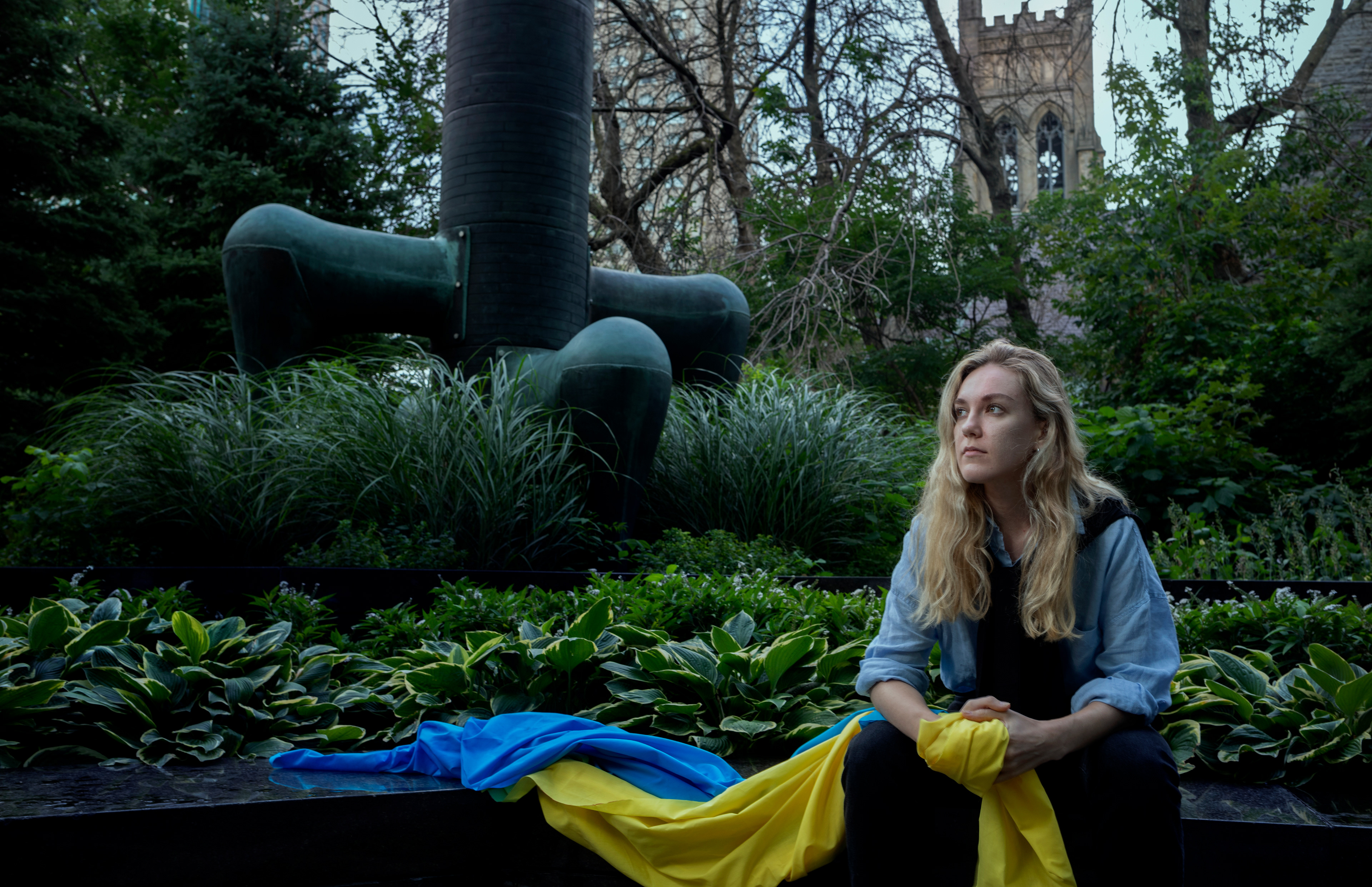 Alyona, Ukrainian refugee in Montreal, 07/2022