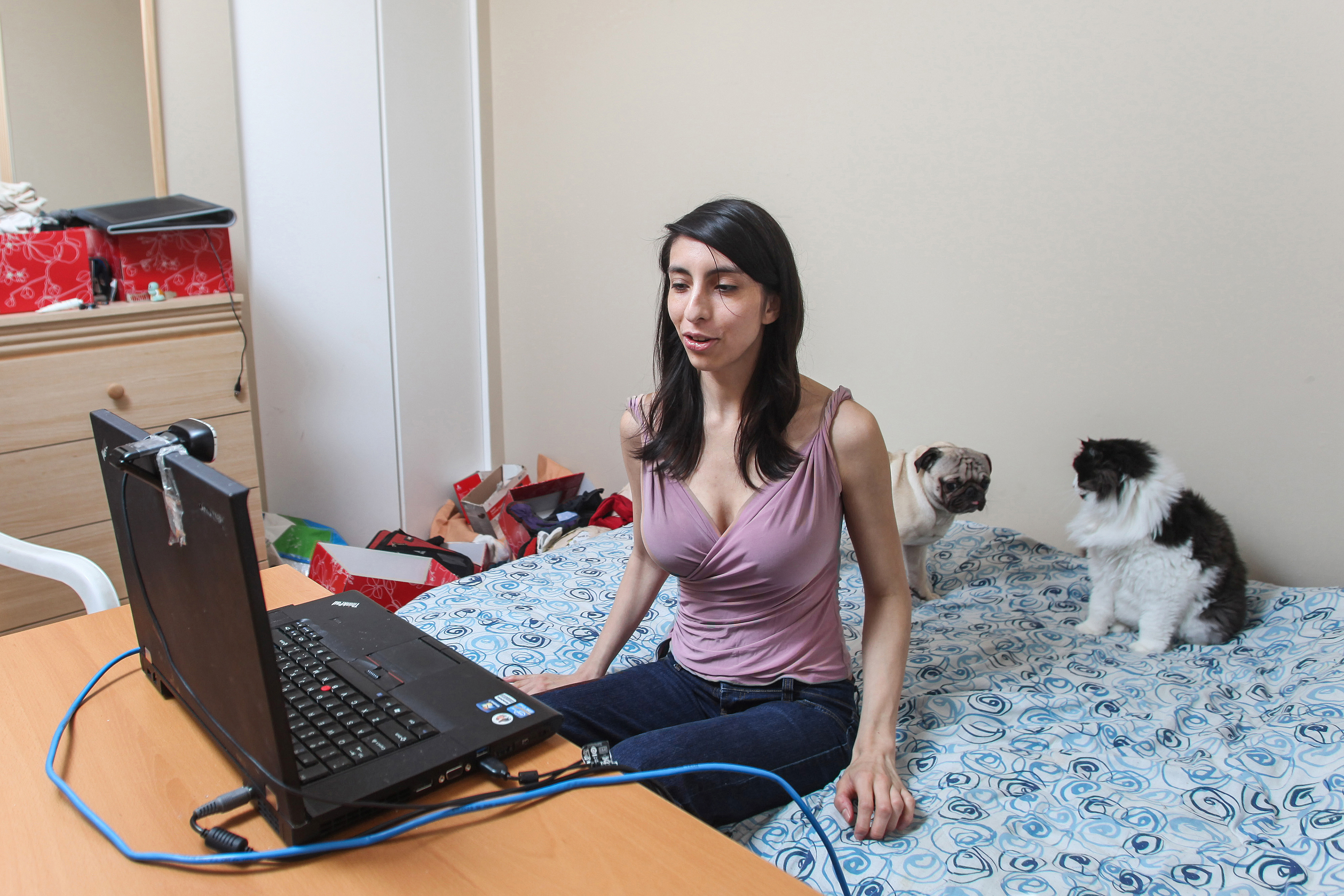 Reply Girl was a successful YouTuber in her early twenties, all from her bedroom in her mother's apartment.