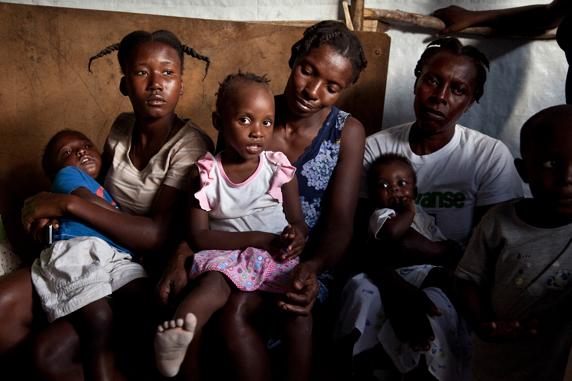 A health clinic in a displaced camp, Port-au-Prince, 2010