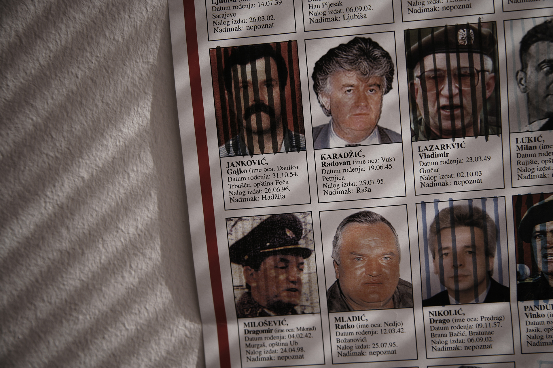 at the Investigation center, Sarajevo