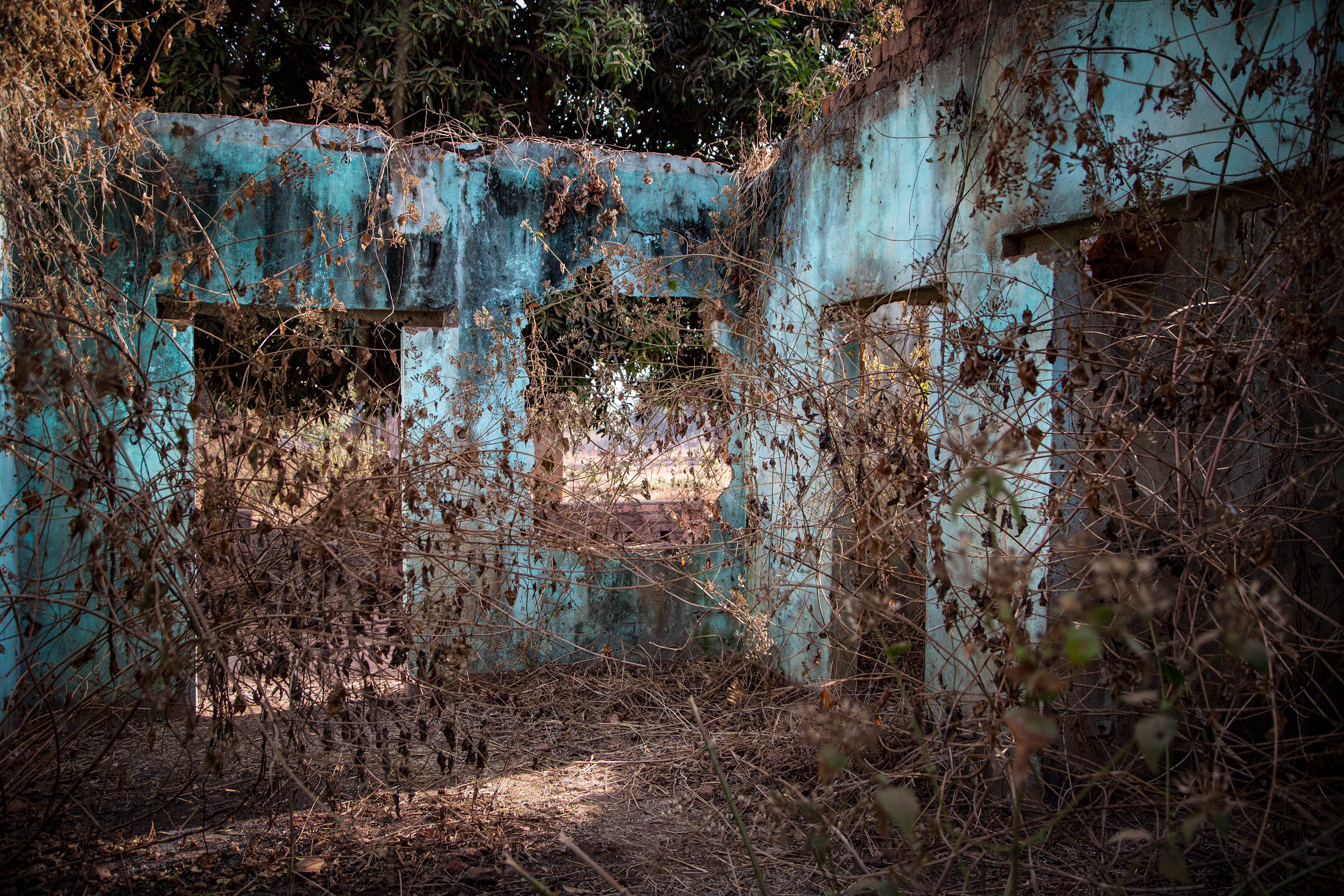 Traces of conflict, Bria, Central African Republic, 02/2023