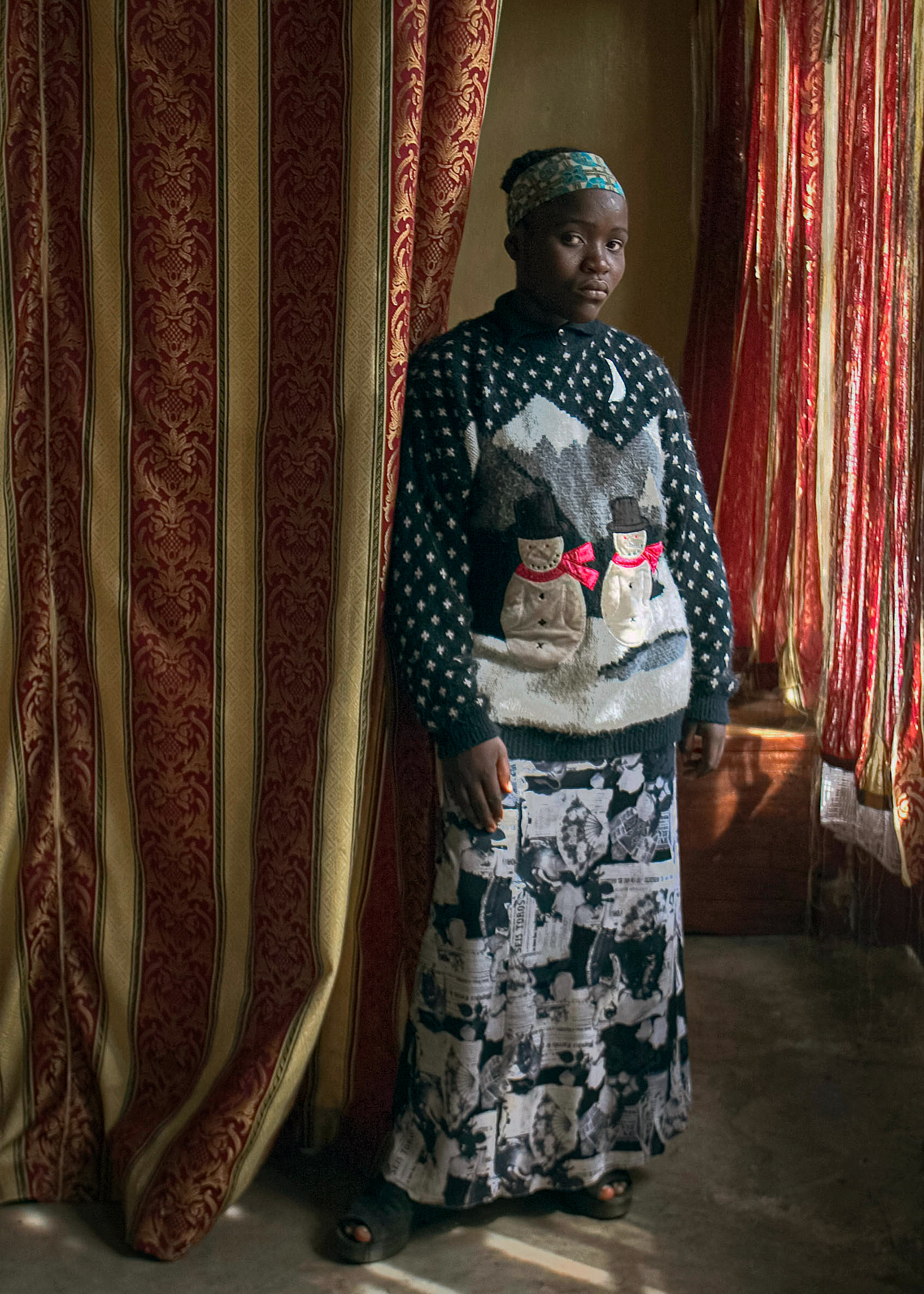 At the community hall in Goma, DRCongo