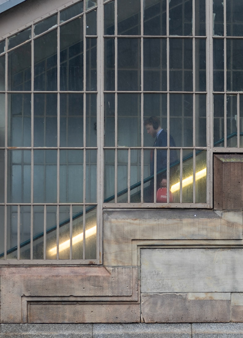 Decending the stairs, Berlin, February 2026.