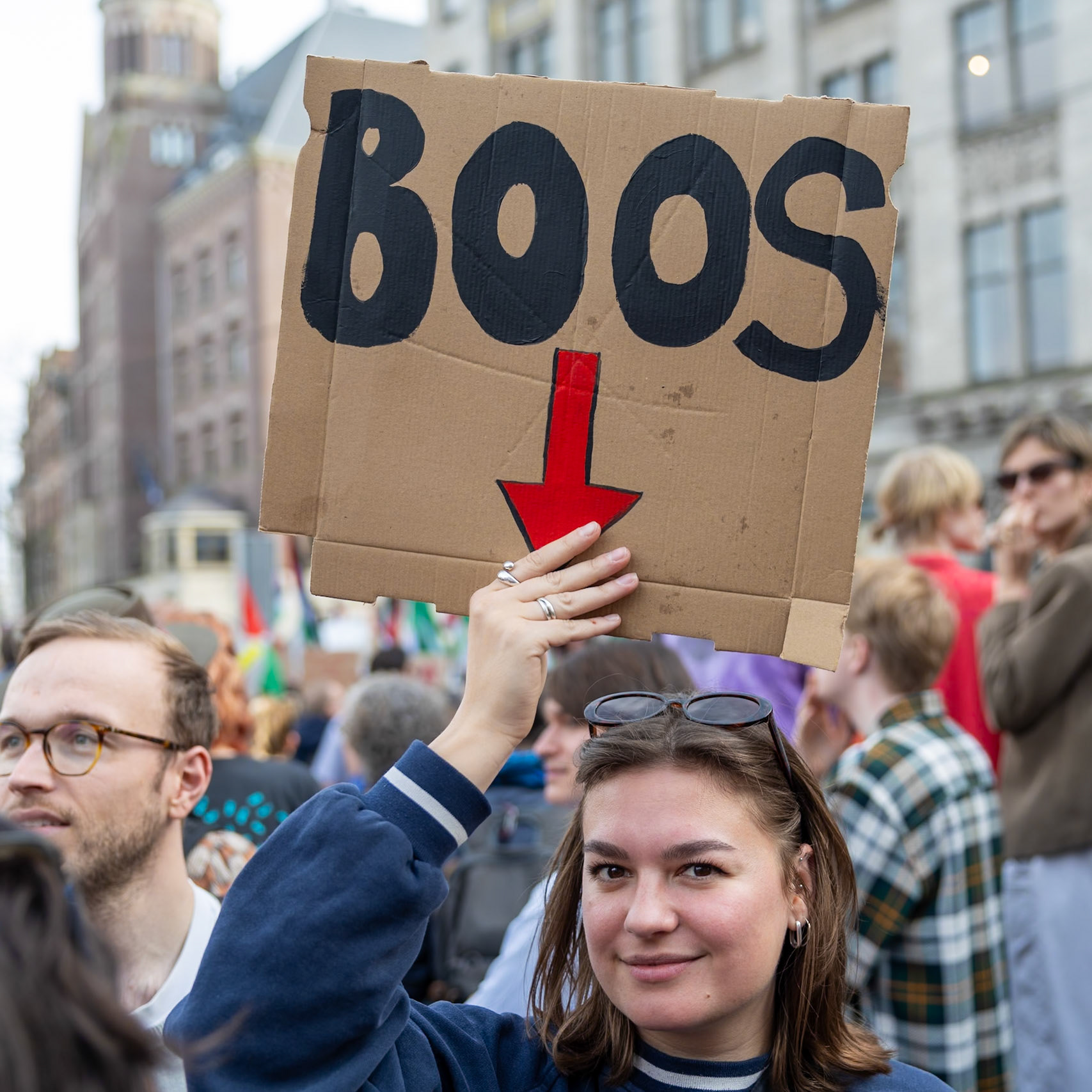 Landelijke demonstratie tegen racisme en fascisme Amsterdam