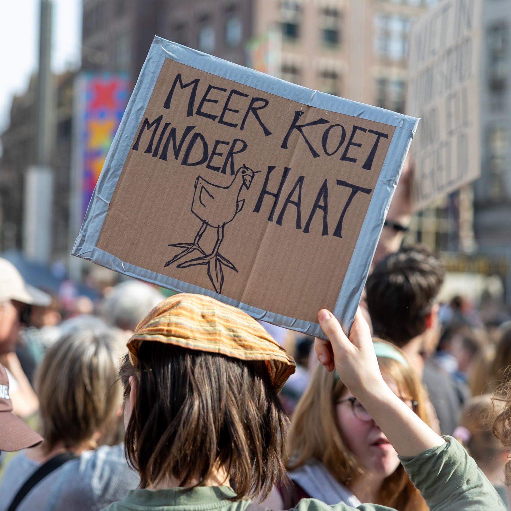 Landelijke demonstratie tegen racisme en fascisme Amsterdam