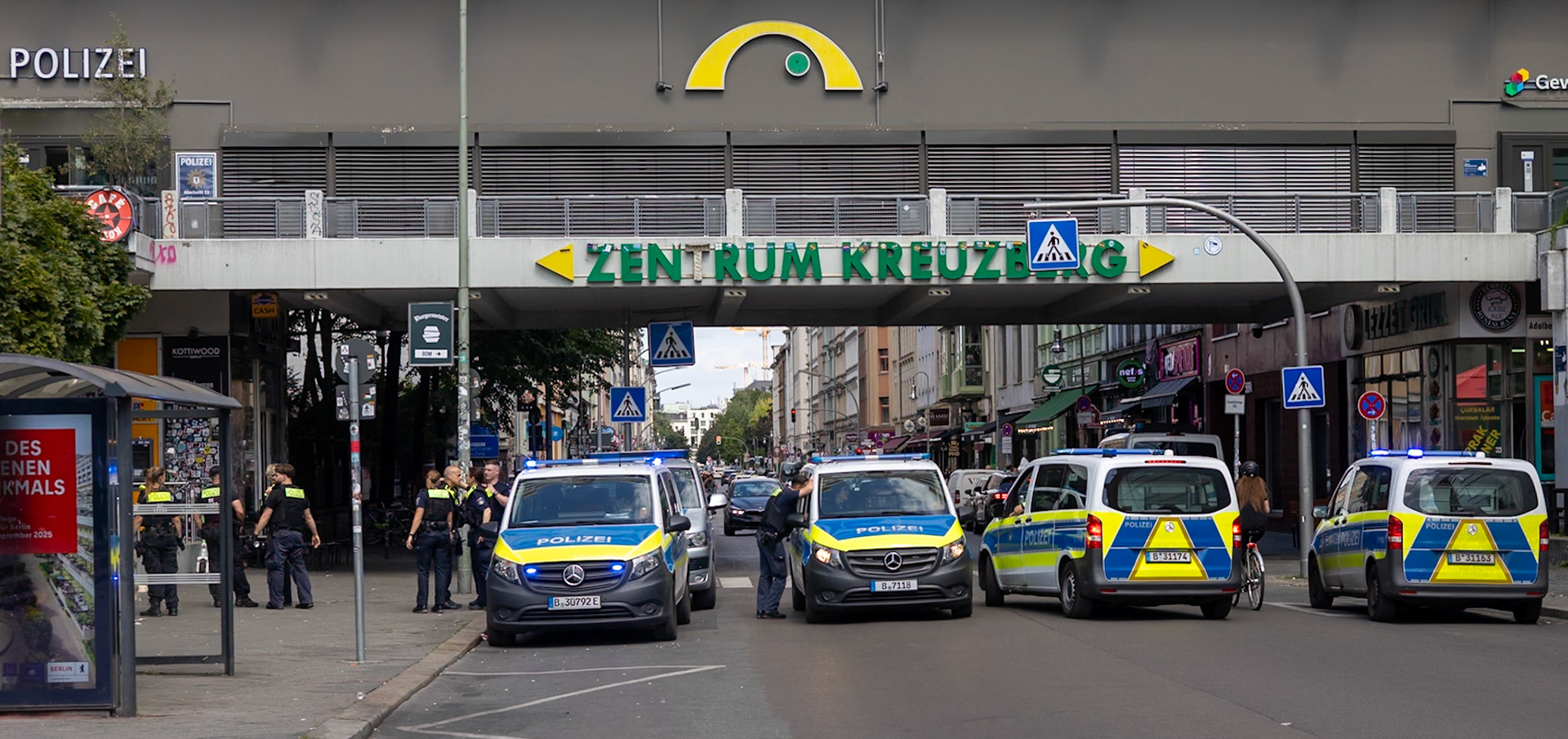 Turmoil in Kreuzberg, Berlin, August 2025.