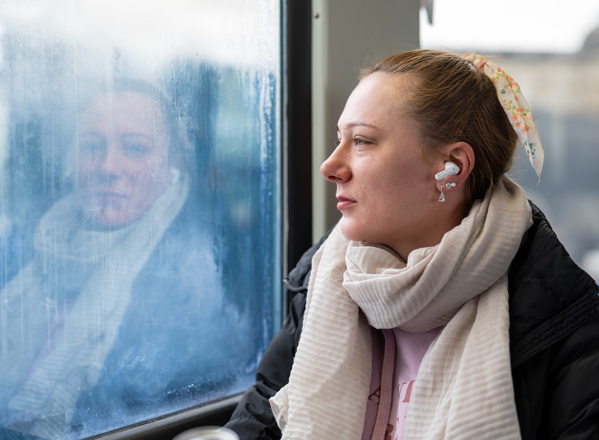 In der S-Bahn, Berlin, February 2026