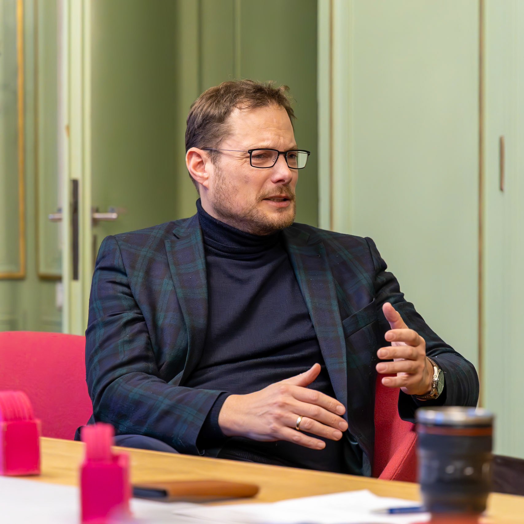 Pim Oosterhuis at the Maastricht Foundations of Law Colloquia, January 2024.