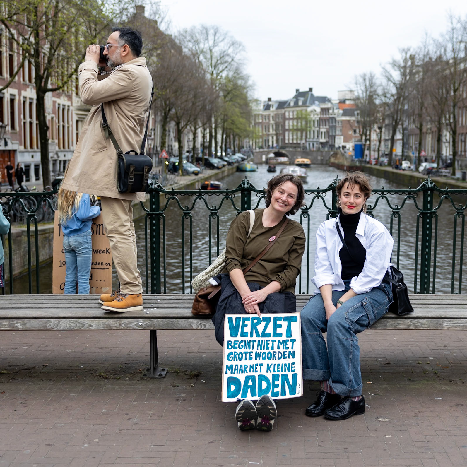 Landelijke demonstratie tegen racisme en fascisme Amsterdam 22.03.2025
