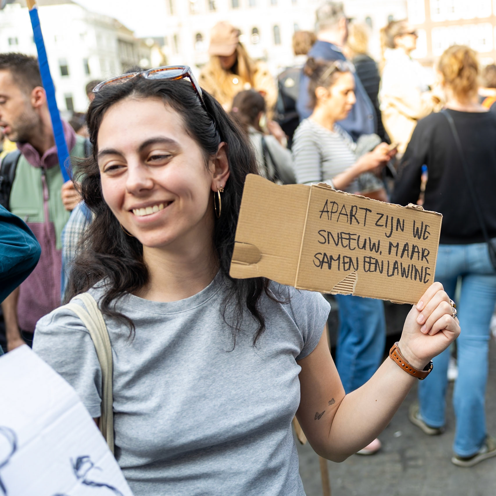Landelijke demonstratie tegen racisme en fascisme Amsterdam