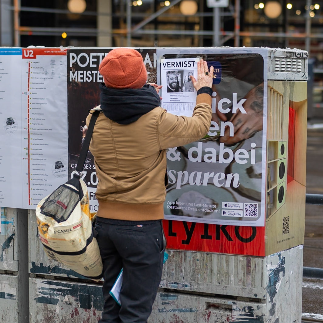 VERMISST, Berlin, February 2026.