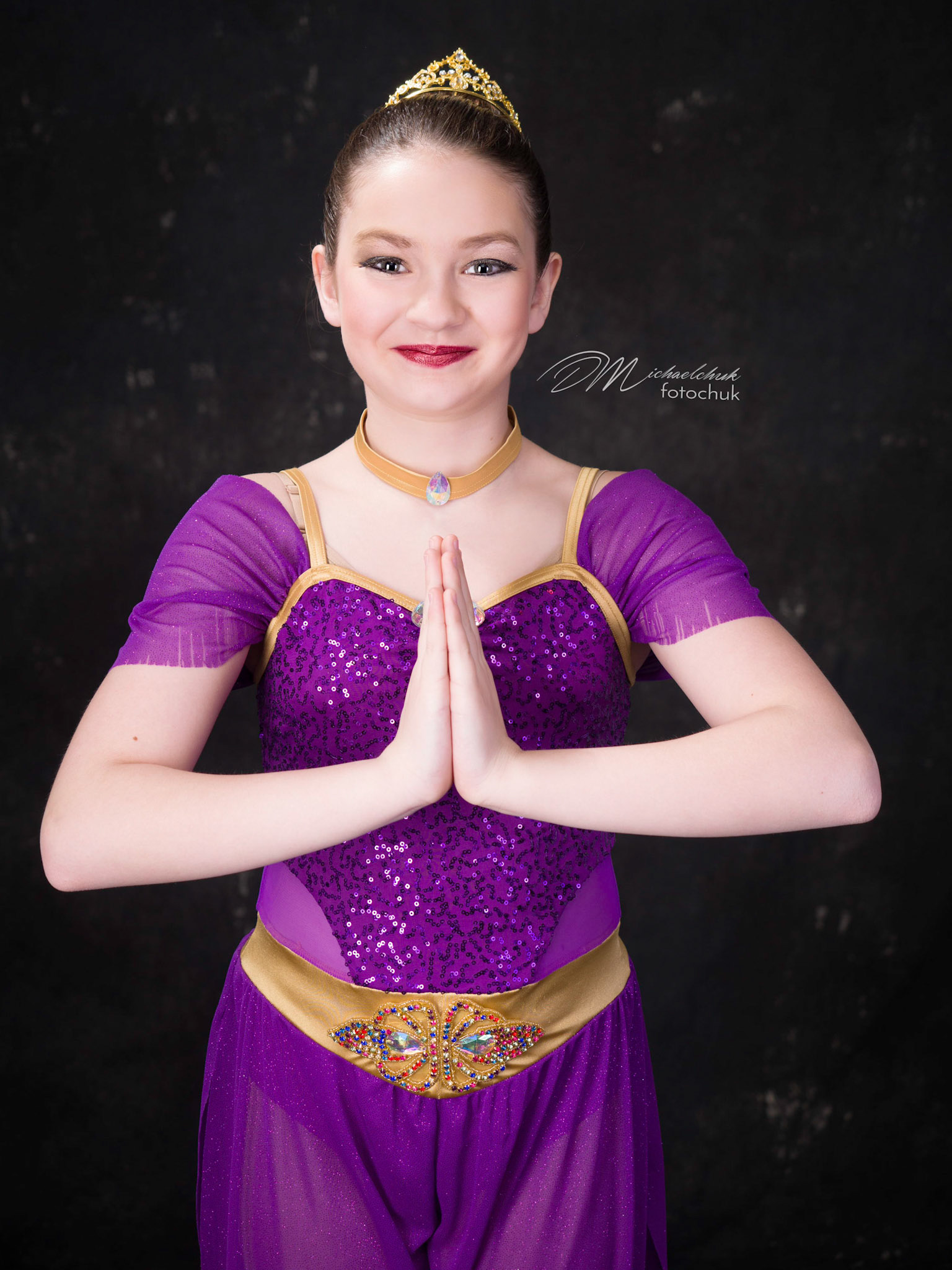 Dancer Ready for Competition