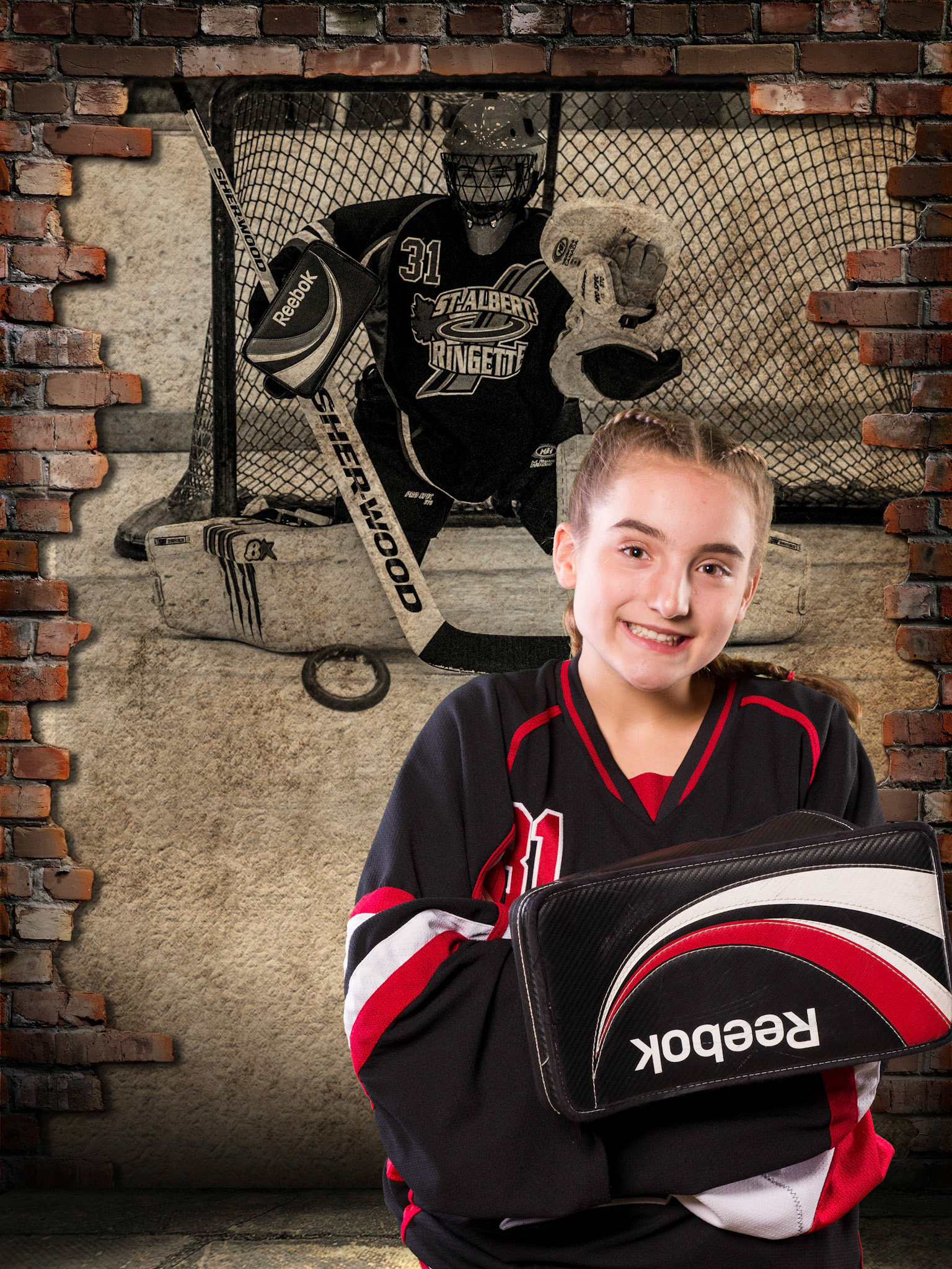 Sample Team Ringette Photos from 2018-19 U14A St Albert Edge