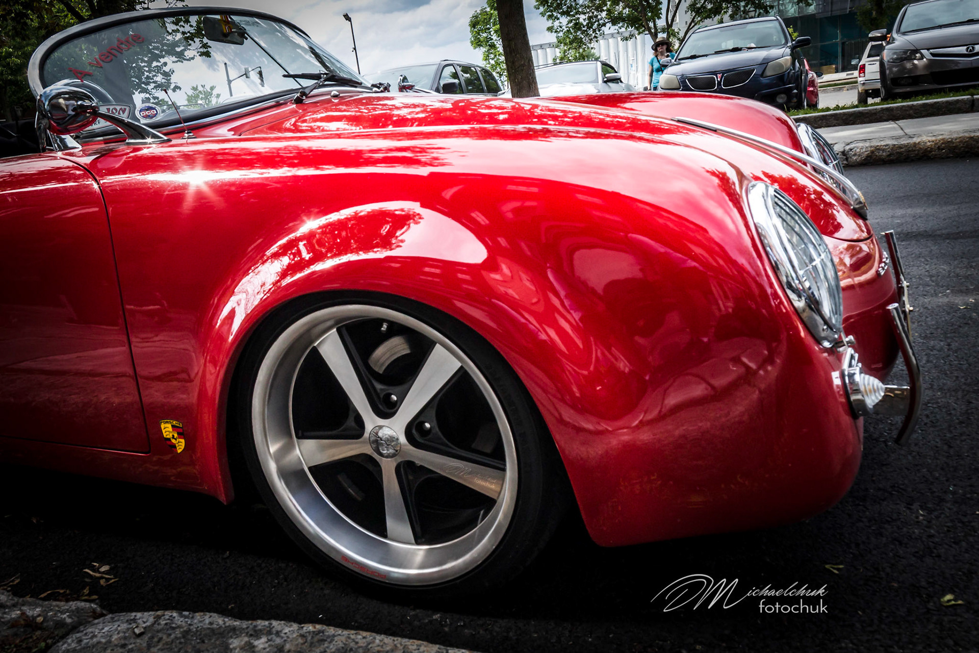 Came across this old porsche in old quebec.