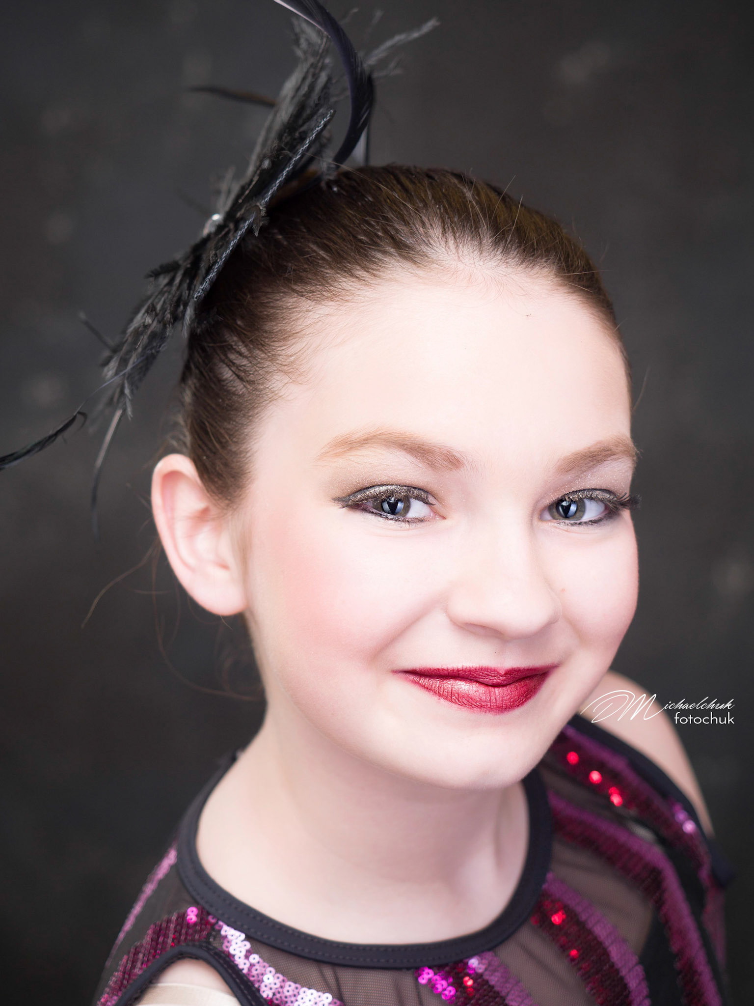 Dancer Ready for Competition