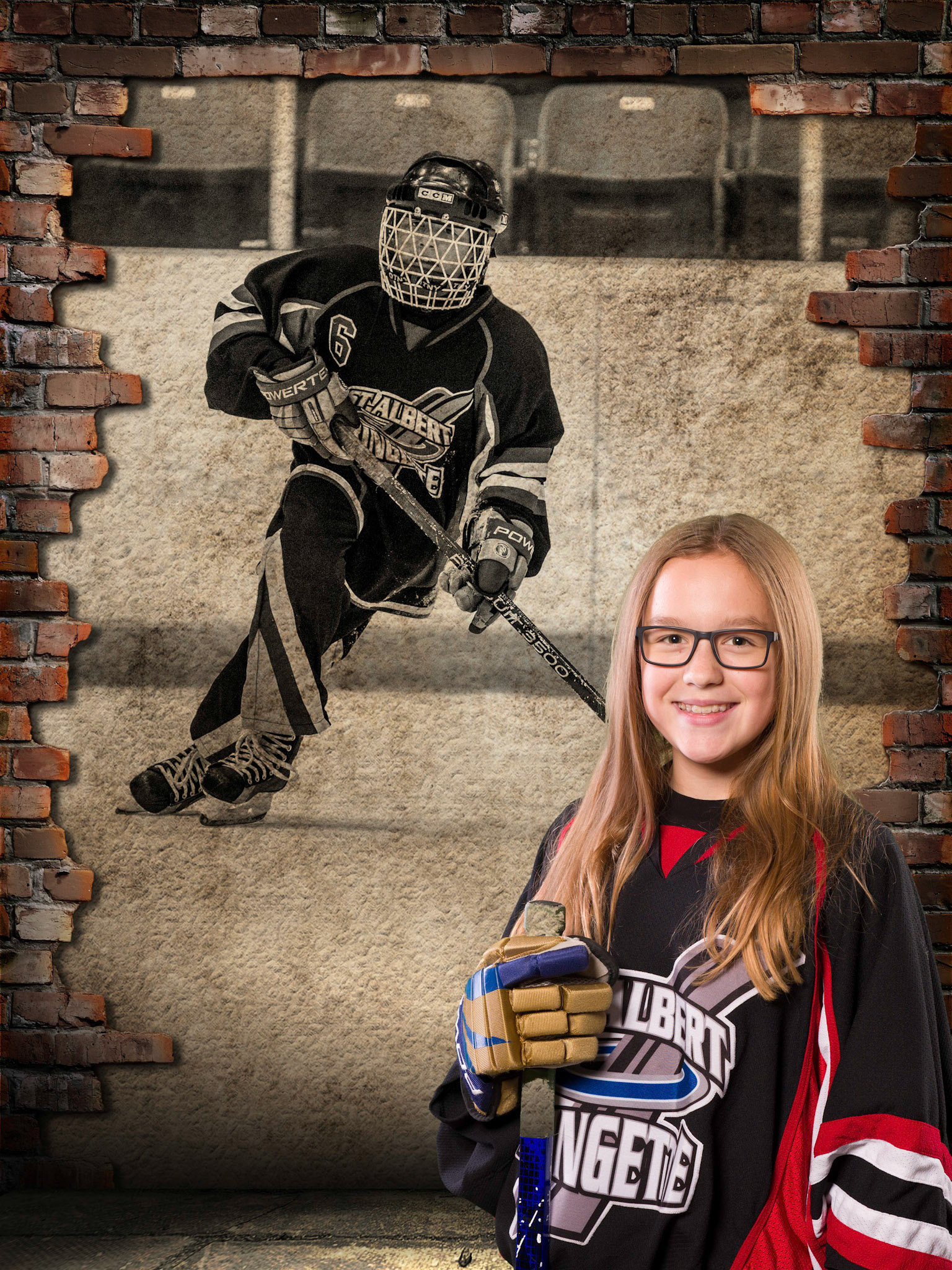 Sample Team Ringette Photos from 2018-19 U14A St Albert Edge