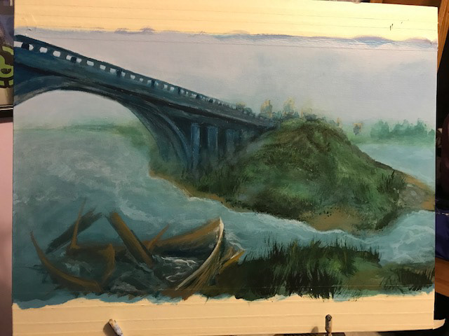 Acrylic Matte Painting