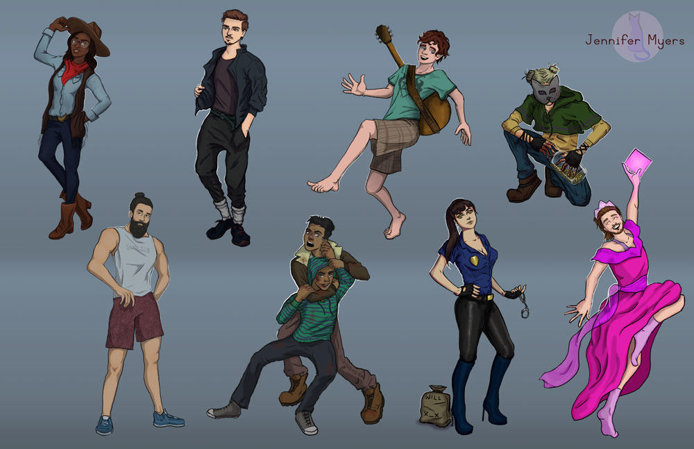 Individual Character Designs 2021-2022
