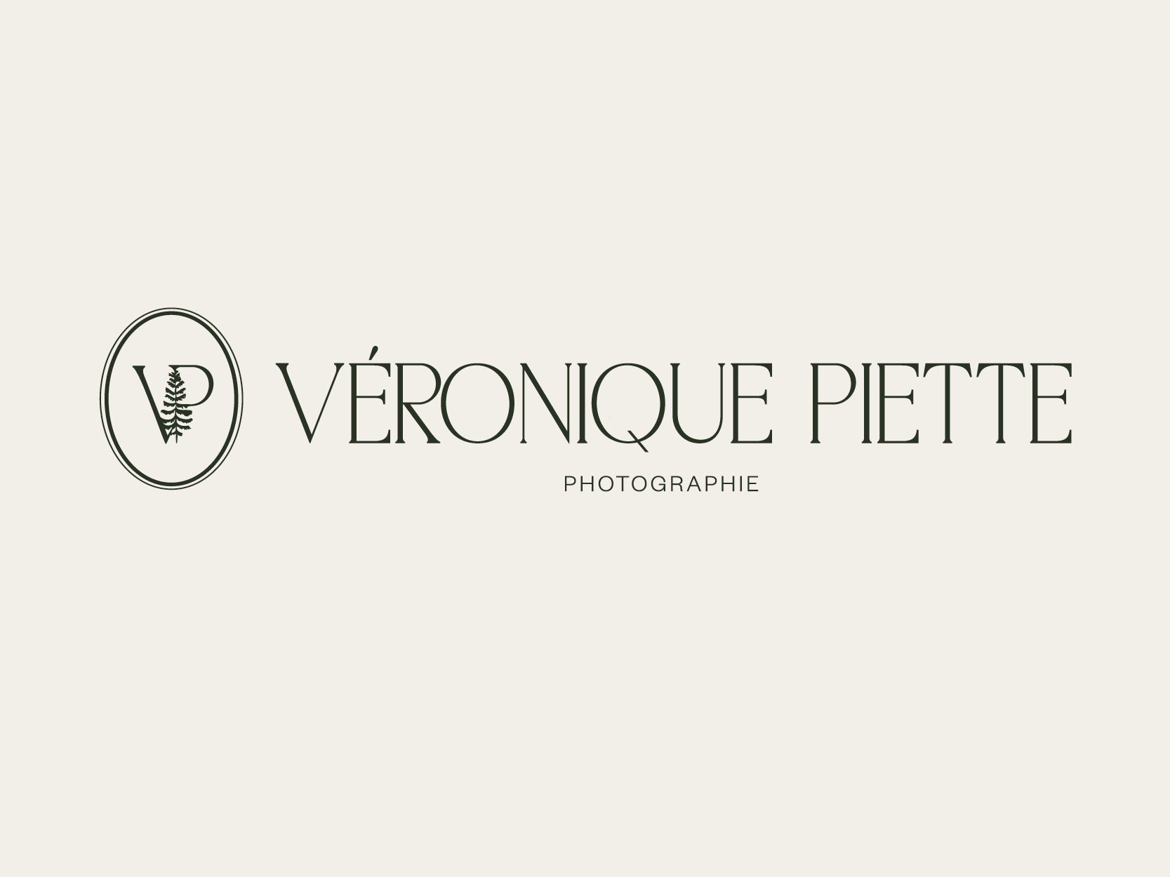 Création d’une identité visuelle pour Véronique Piette Photographie.