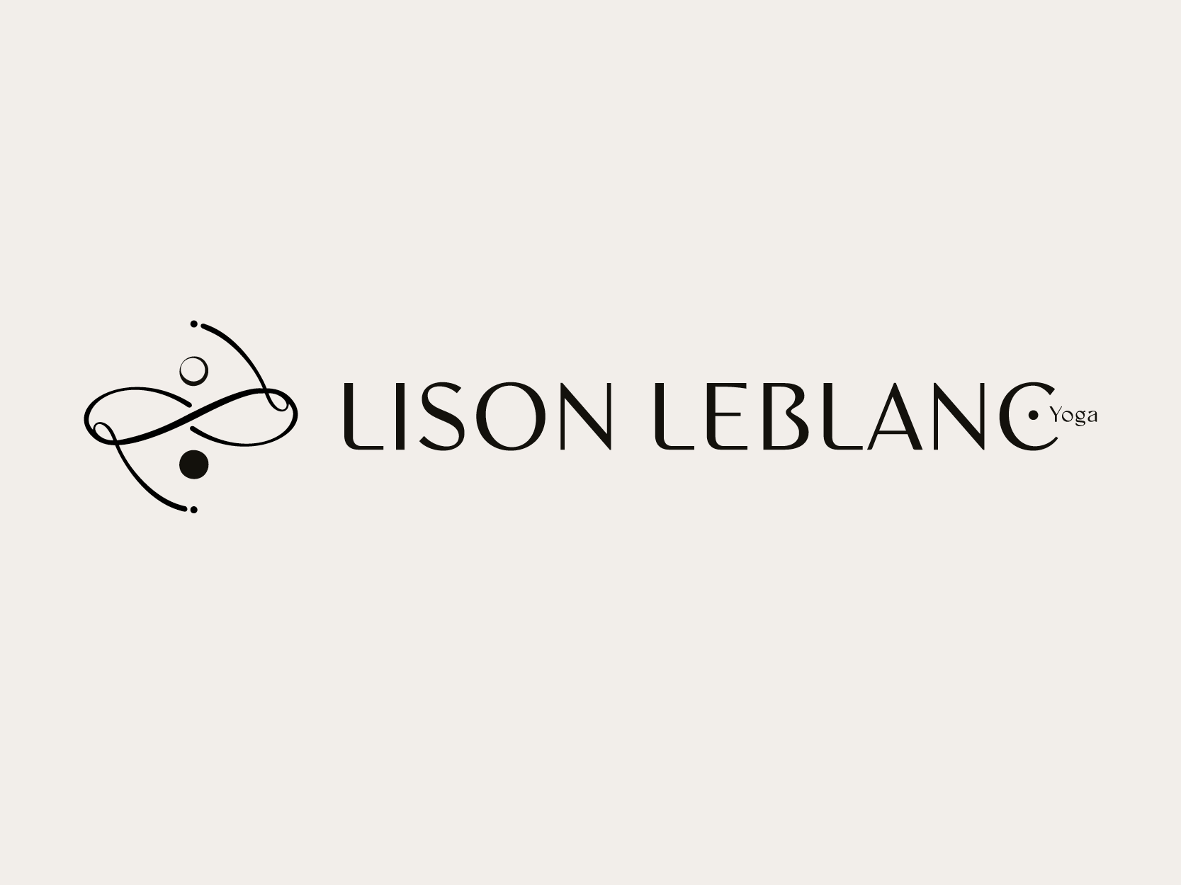 Création d’une identité visuelle pour Lison Leblanc Yoga