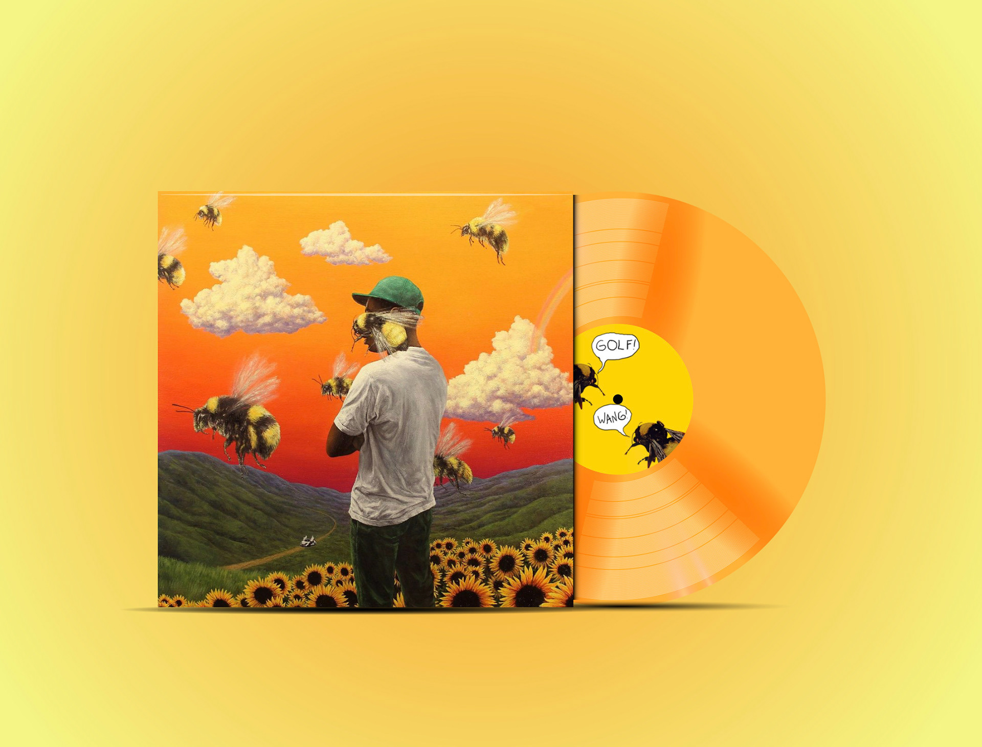 Vinyl ReDesign Concept of Tyler, the Creator's "Flower Boy" *Fan Made*