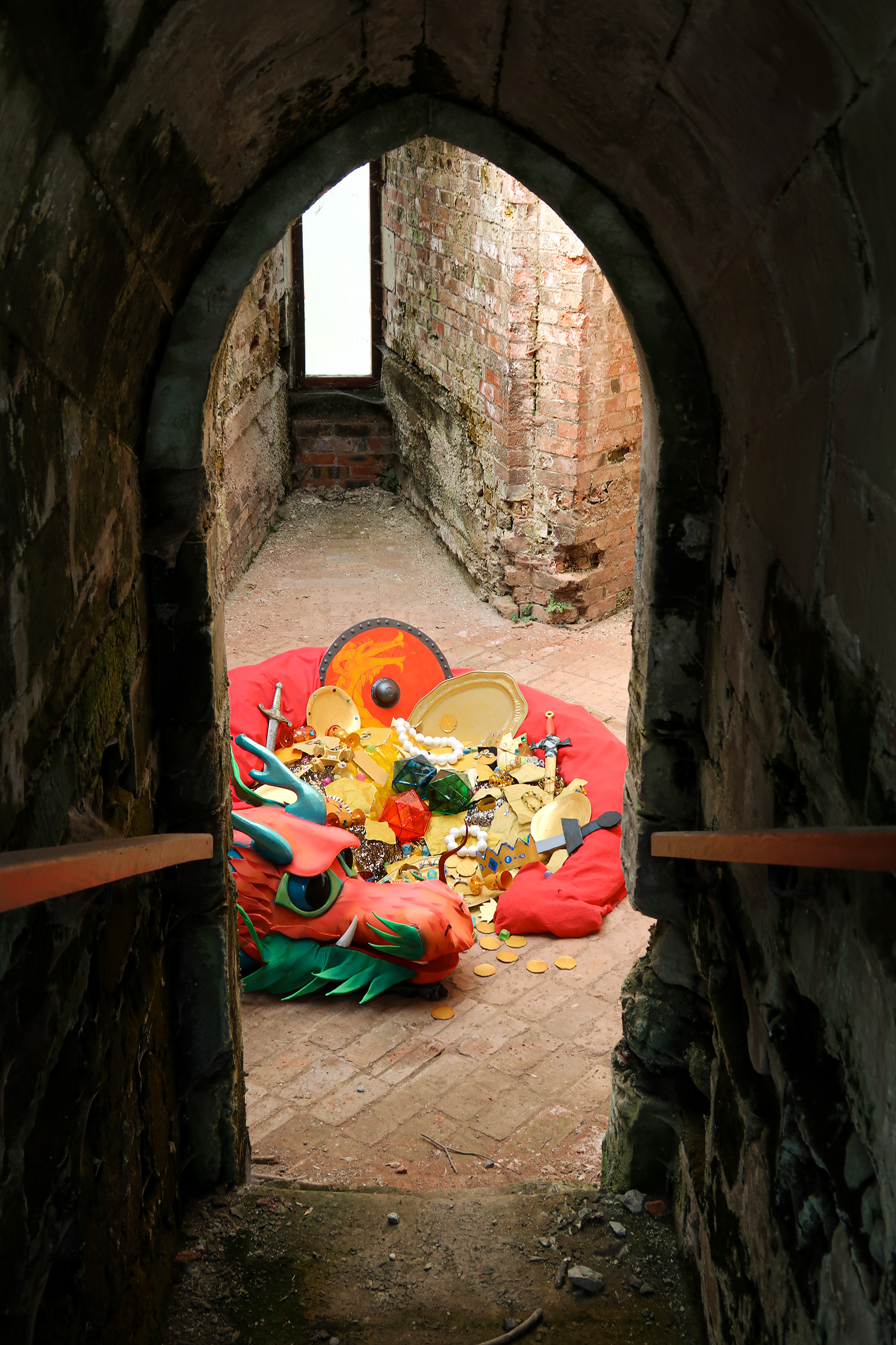 The Dragon's keep. Dragon Head courtesy of Stafford Gatehouse Theatre