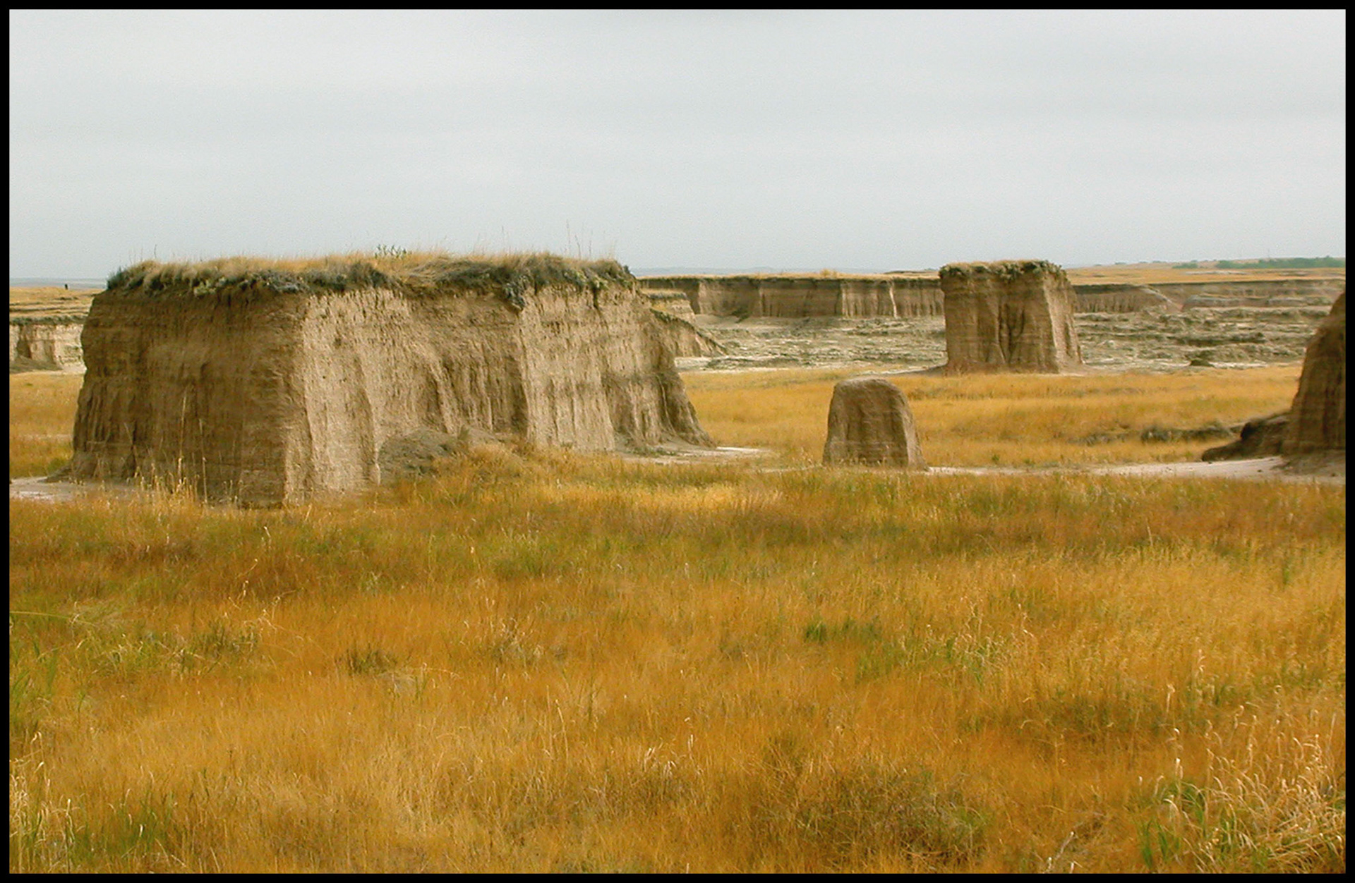 Differential Erosion Mounds, Badlands National Park, South Dakota 2002