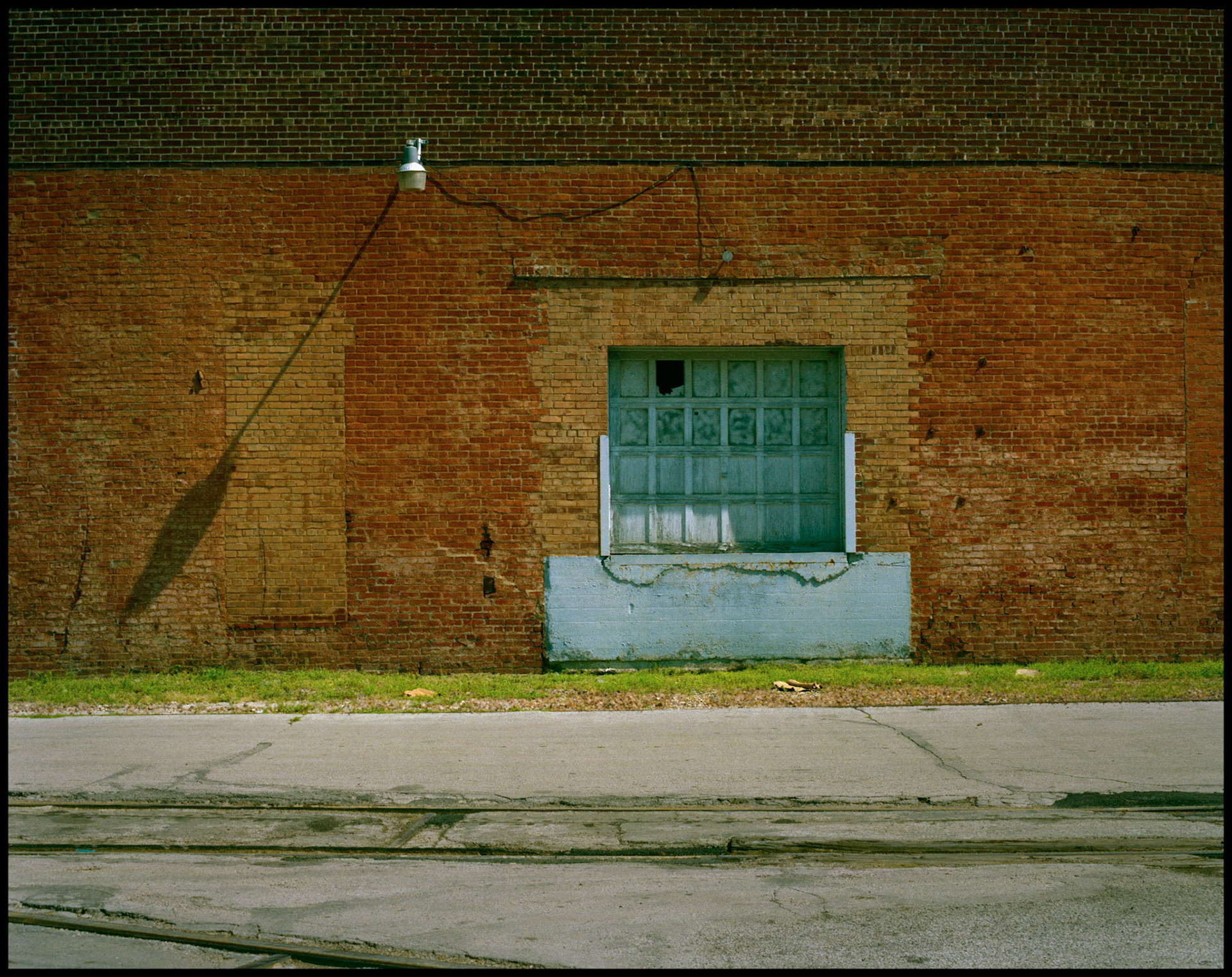 An abandoned loading dock in the industrial area of the West Botttoms, Kansas City, Missouri. 1990