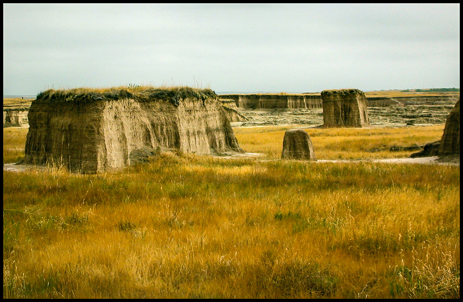 Differential Erosion Mounds, Badlands National Park, South Dakota 2002