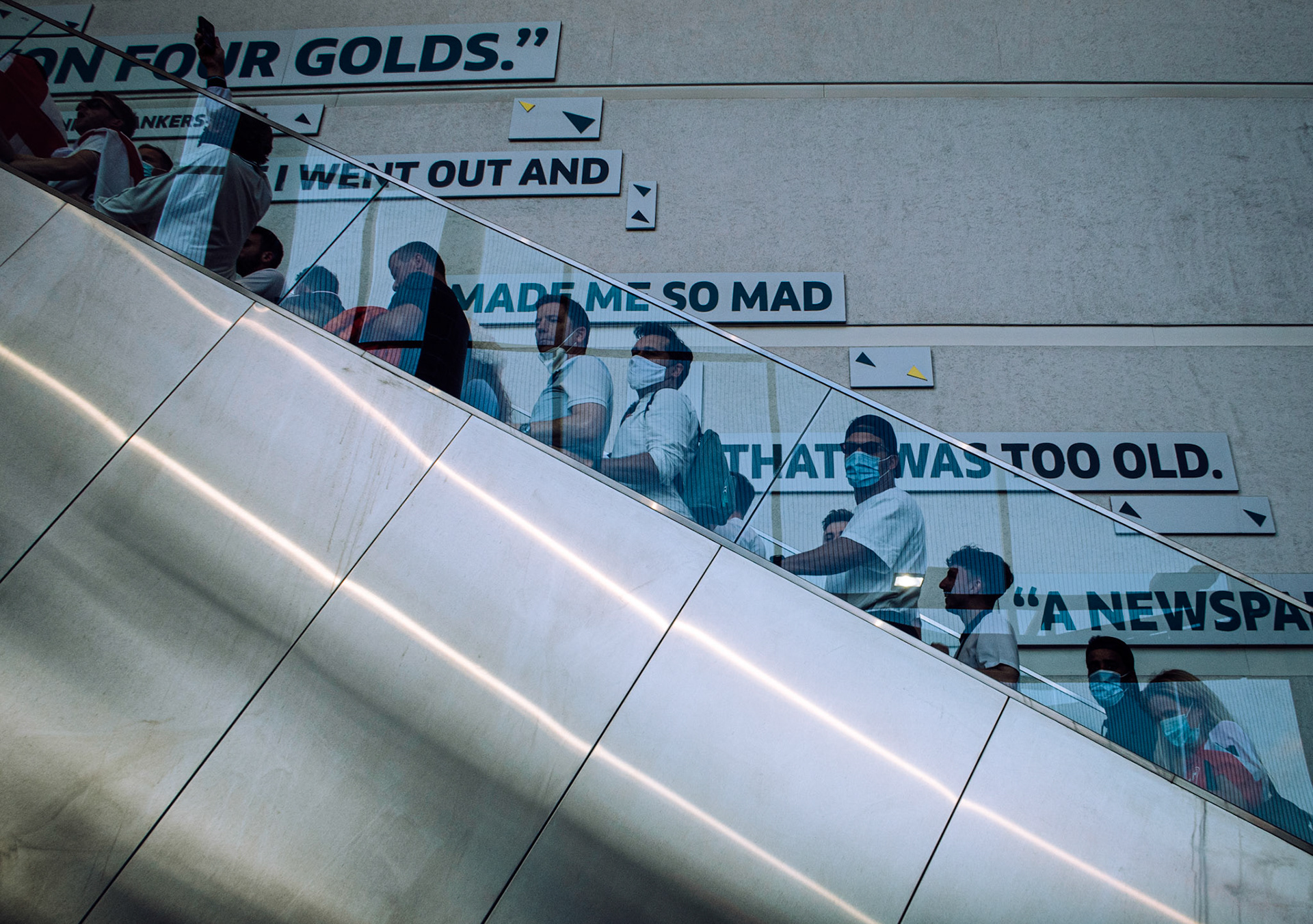 England fans – England vs Denmark – Euro 2020 – Wembley Stadium, London UK