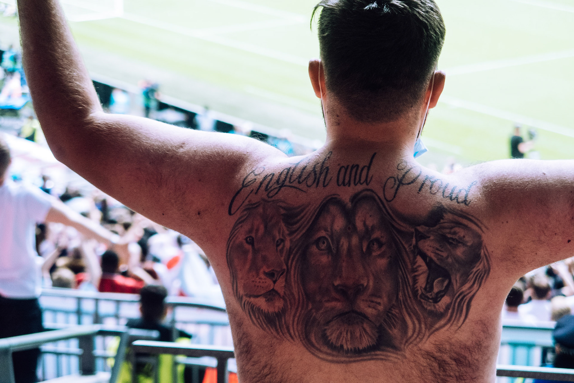 England fan – England vs Germany – Euro 2020 – Wembley Stadium, London UK