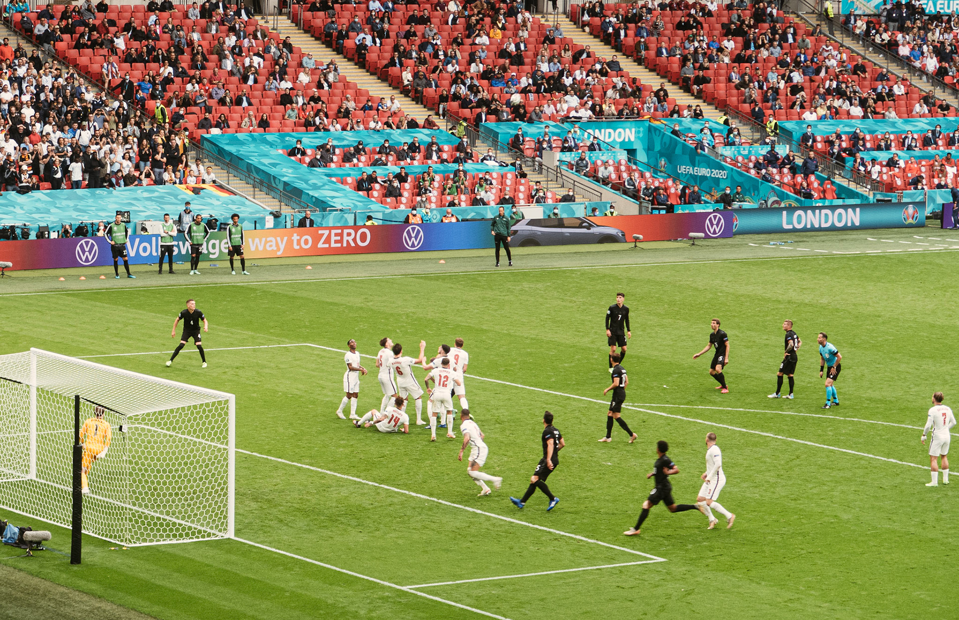 General view – England vs Germany – Euro 2020 – Wembley Stadium, London UK