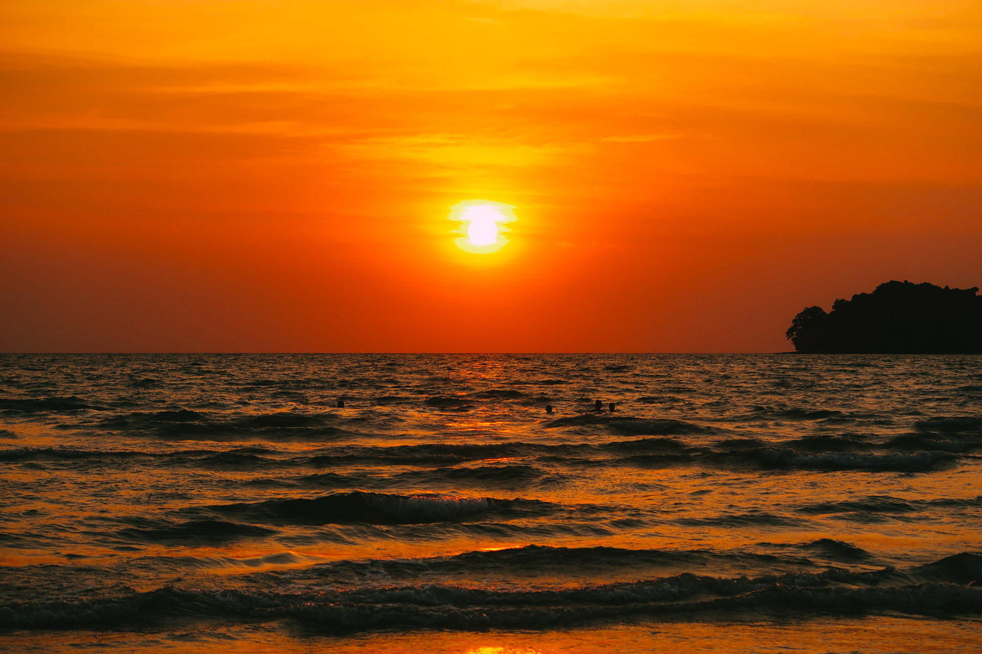 A general view of sunset – Otres, Sihanoukville, Cambodia