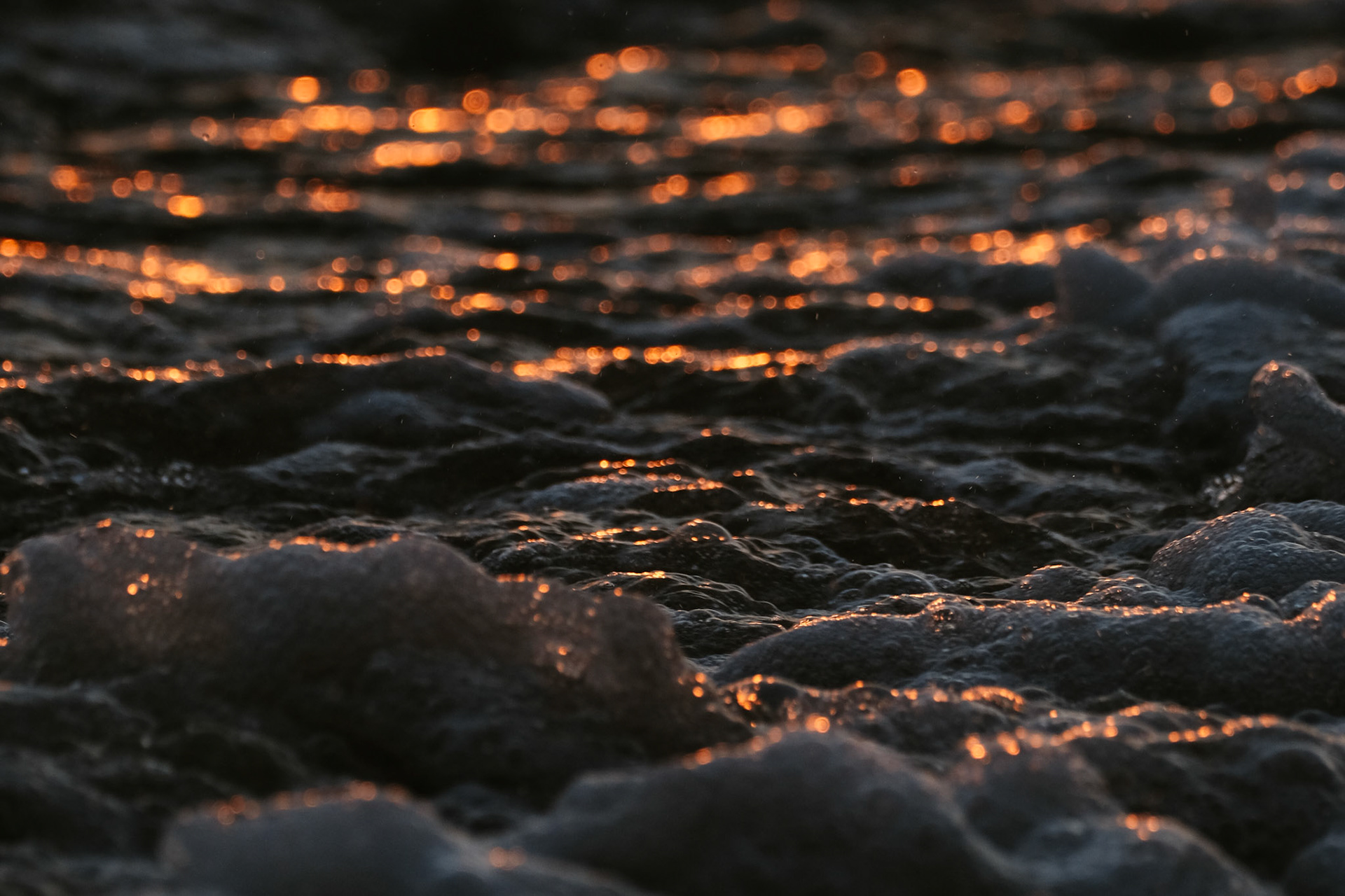 A general view of waves at sunset – Koh Samui, Thailand