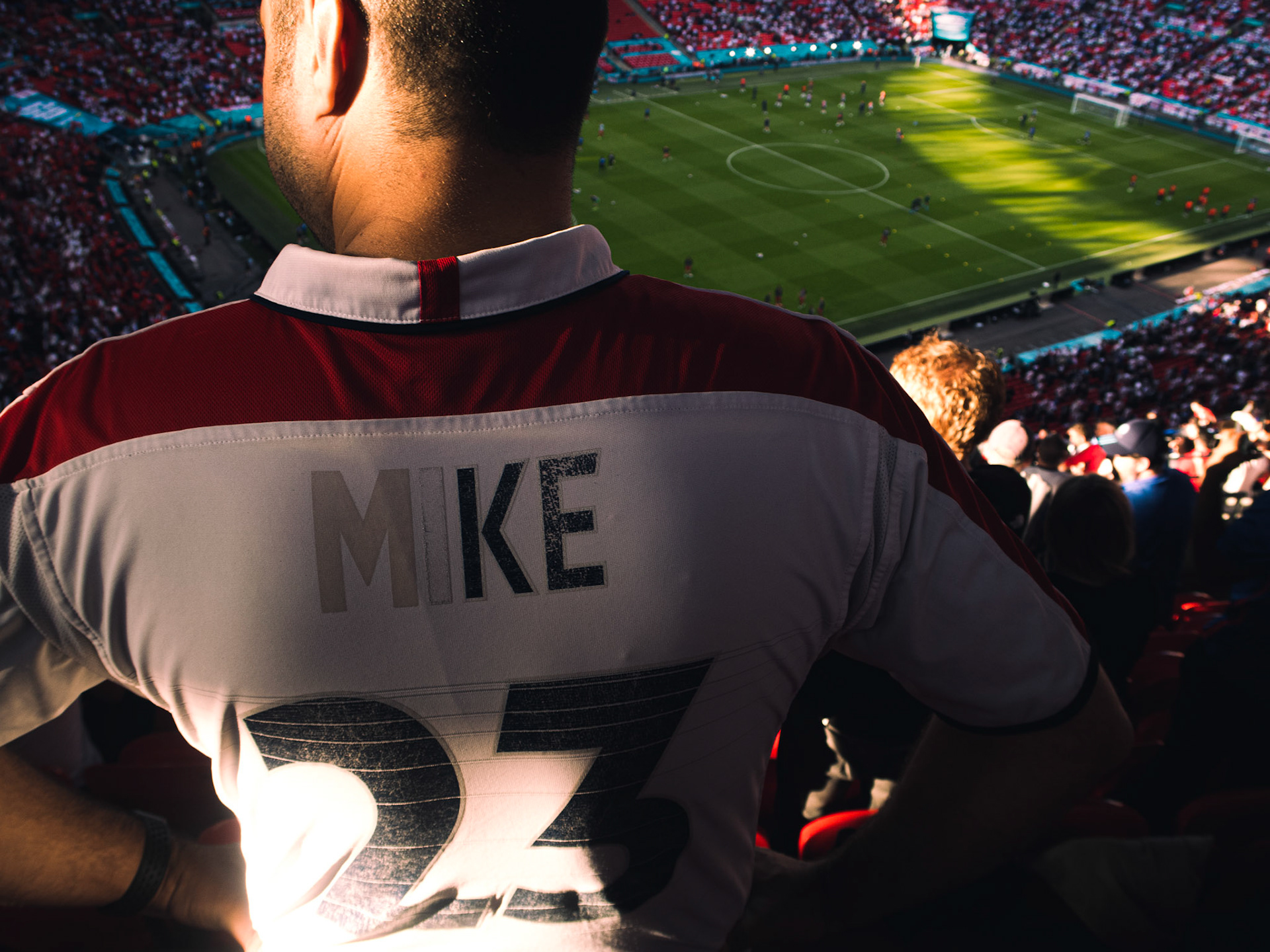 England fan – England vs Denmark – Euro 2020 – Wembley Stadium, London UK