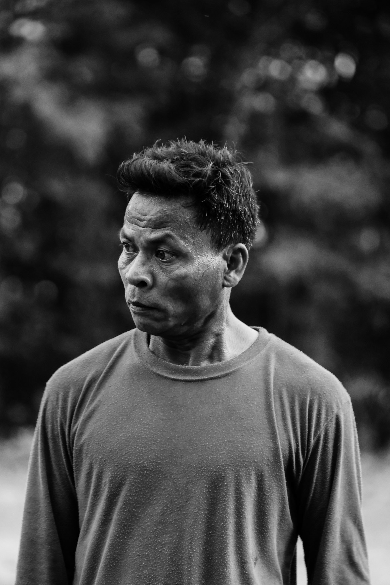 A man plays football – Ko Pha-ngan, Thailand