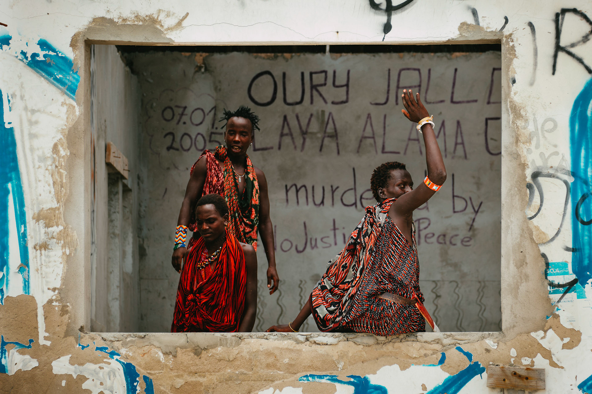 A group of Maasai friends – Paje Beach, Zanzibar, Tanzania