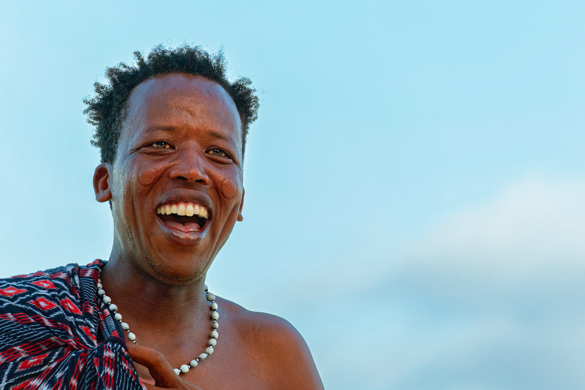 A Maasai man – Paje Beach, Zanzibar, Tanzania