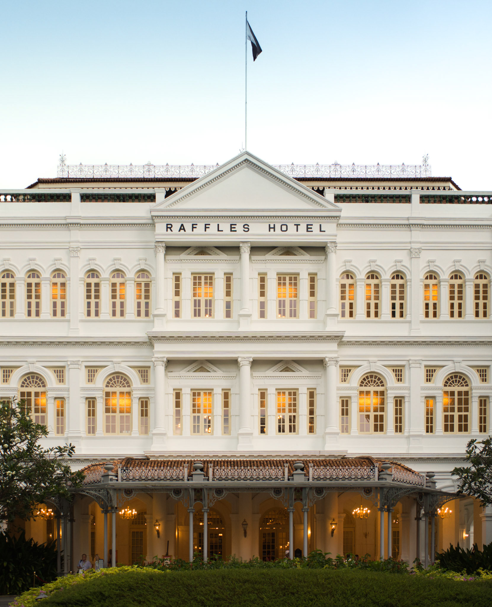 Singapore, Raffles Hotel, exterior