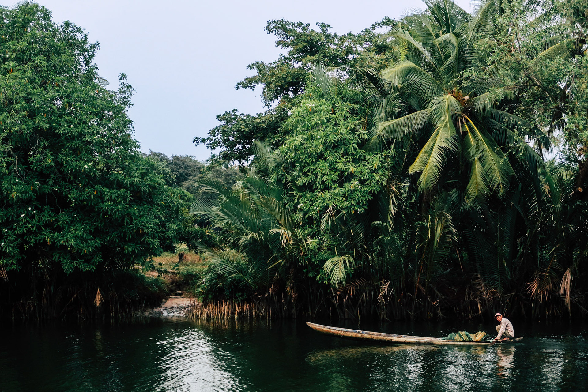 A longboat in Kampot River – Kampot, Cambodia