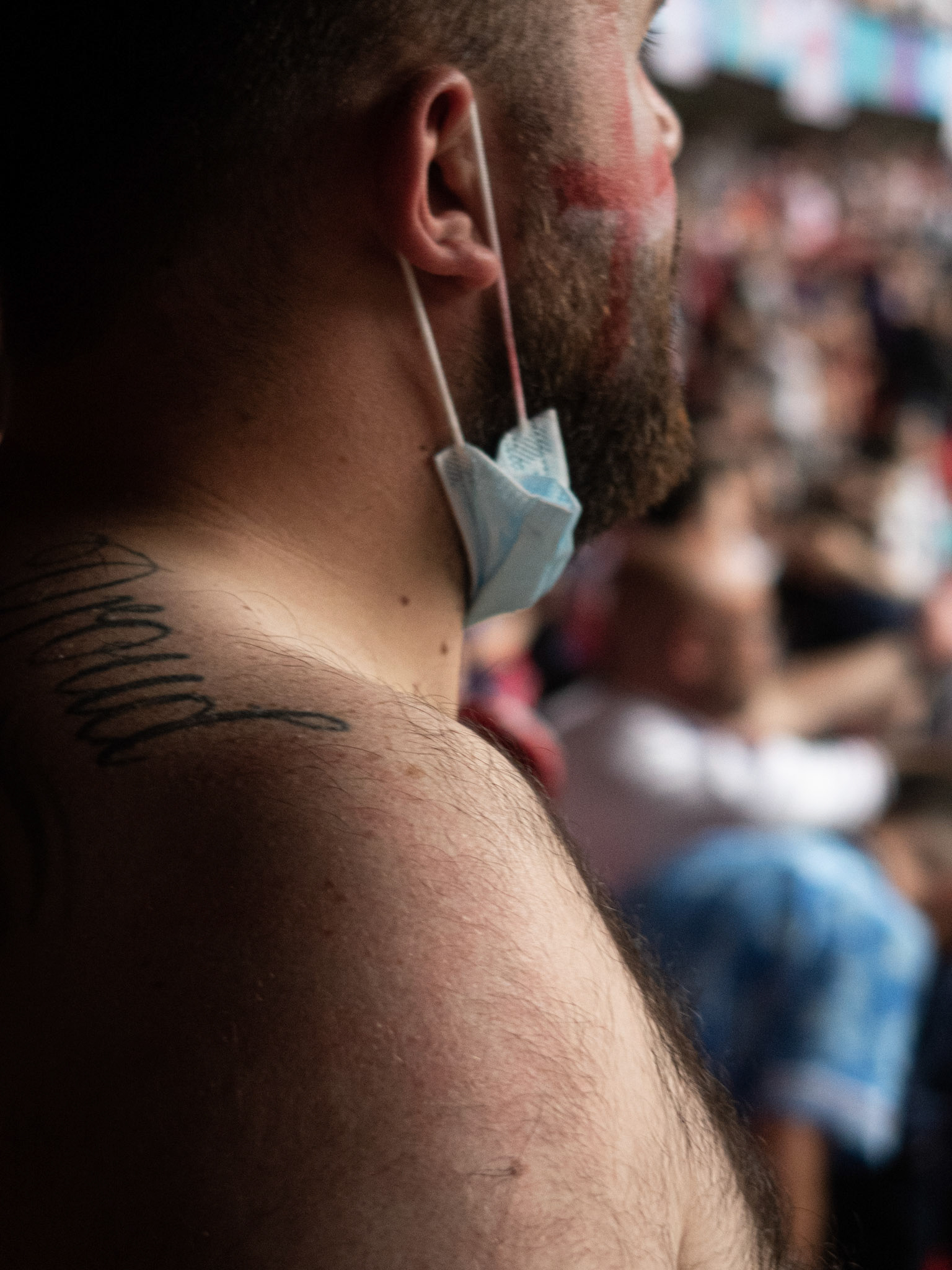 England fan – England vs Germany – Euro 2020 – Wembley Stadium, London UK